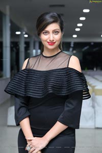 Hamsa Nandini Black Dress