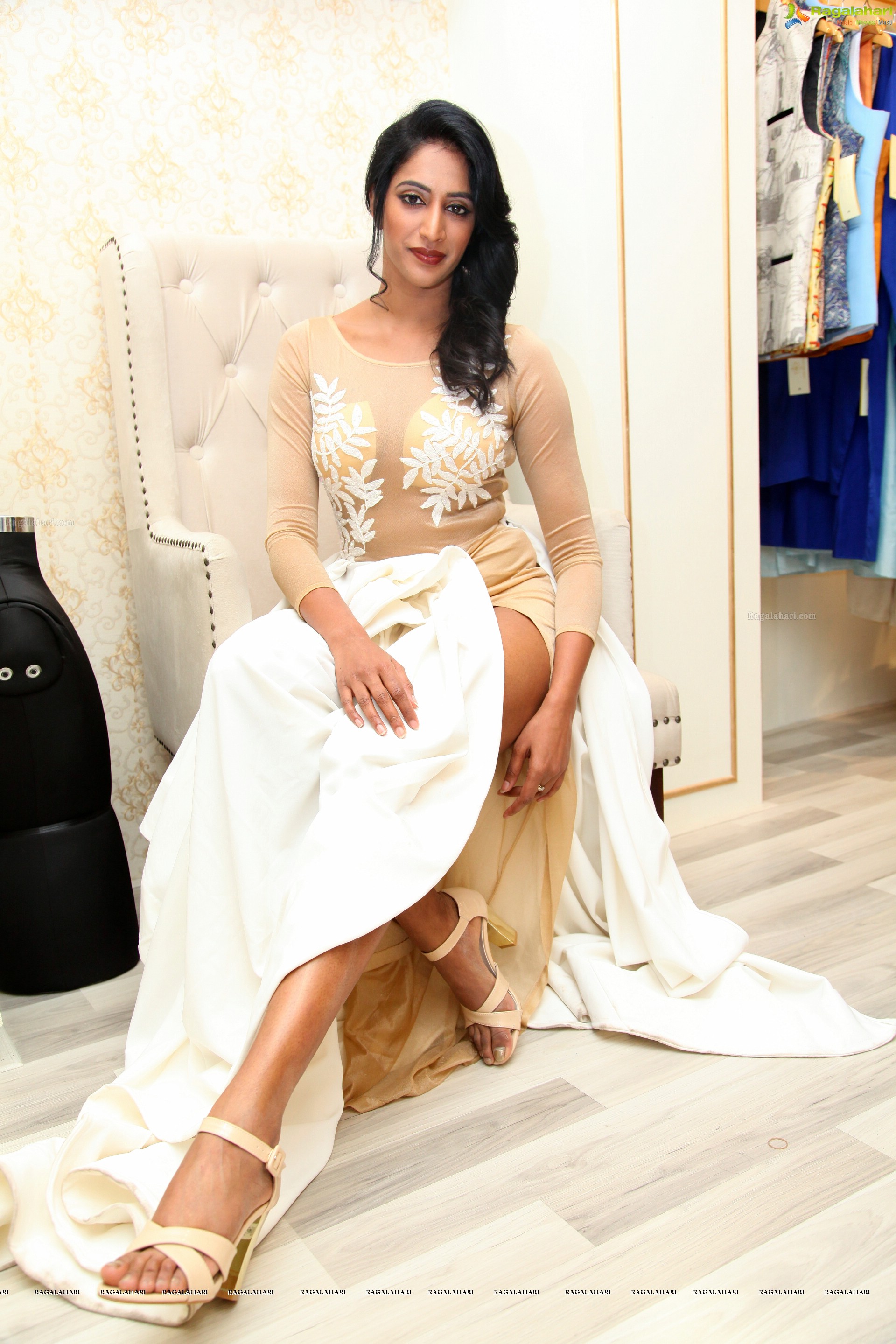Sheela at Asif Merchant Couture Store Launch, Hyderabad (High Definition)