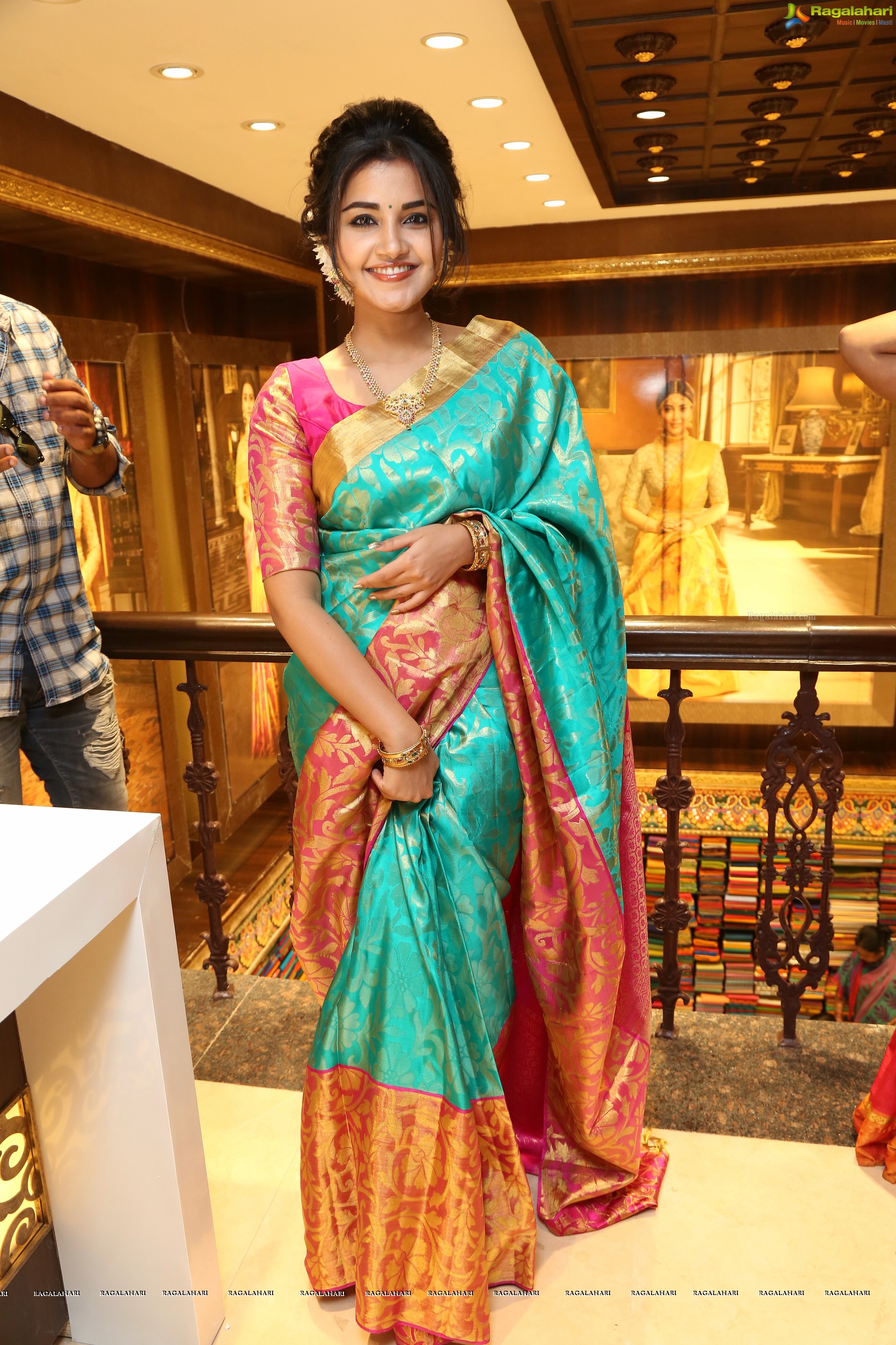 Anupama Parameswaran @ VRK Silks launch - HD Gallery