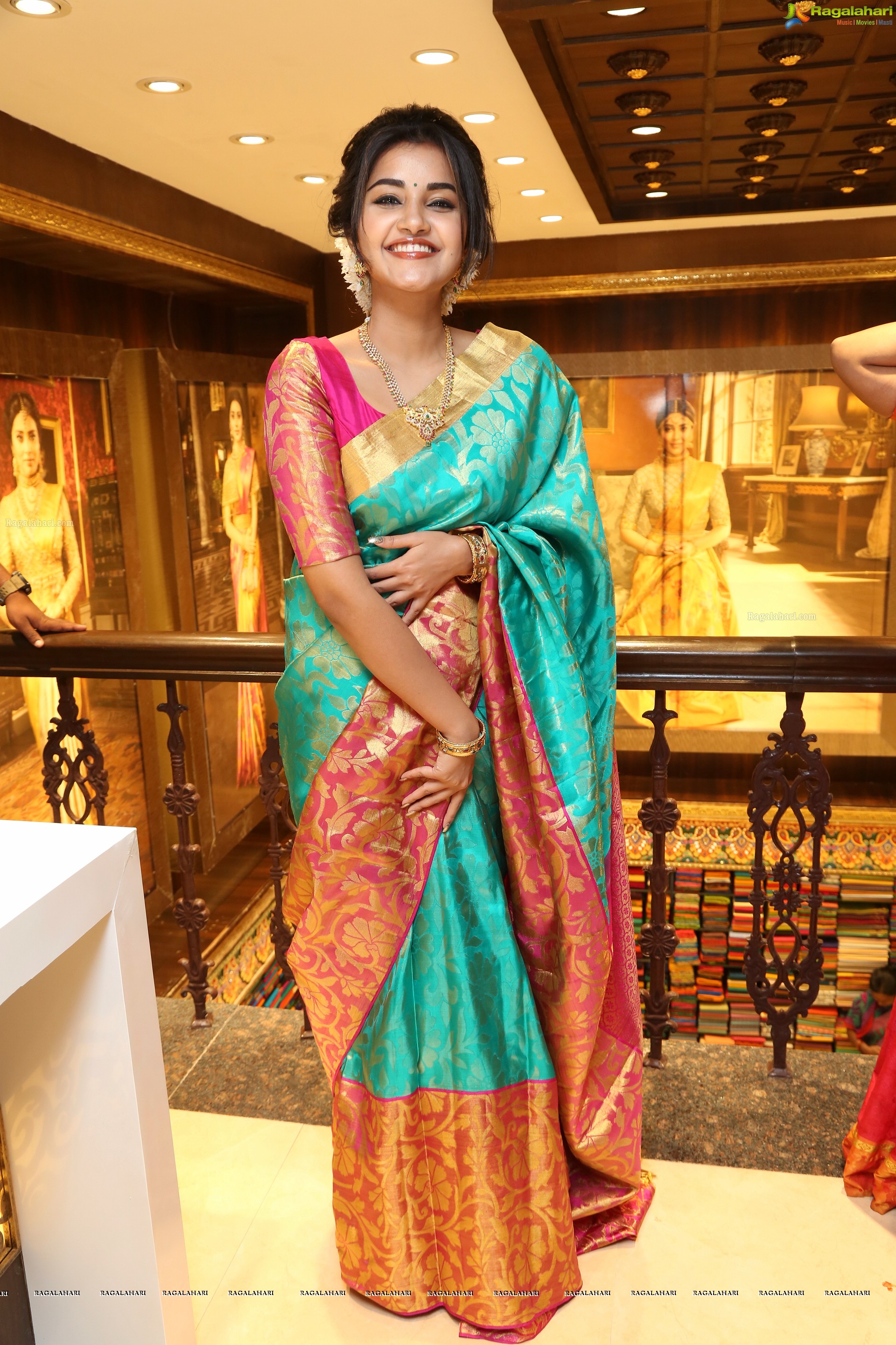Anupama Parameswaran @ VRK Silks launch - HD Gallery