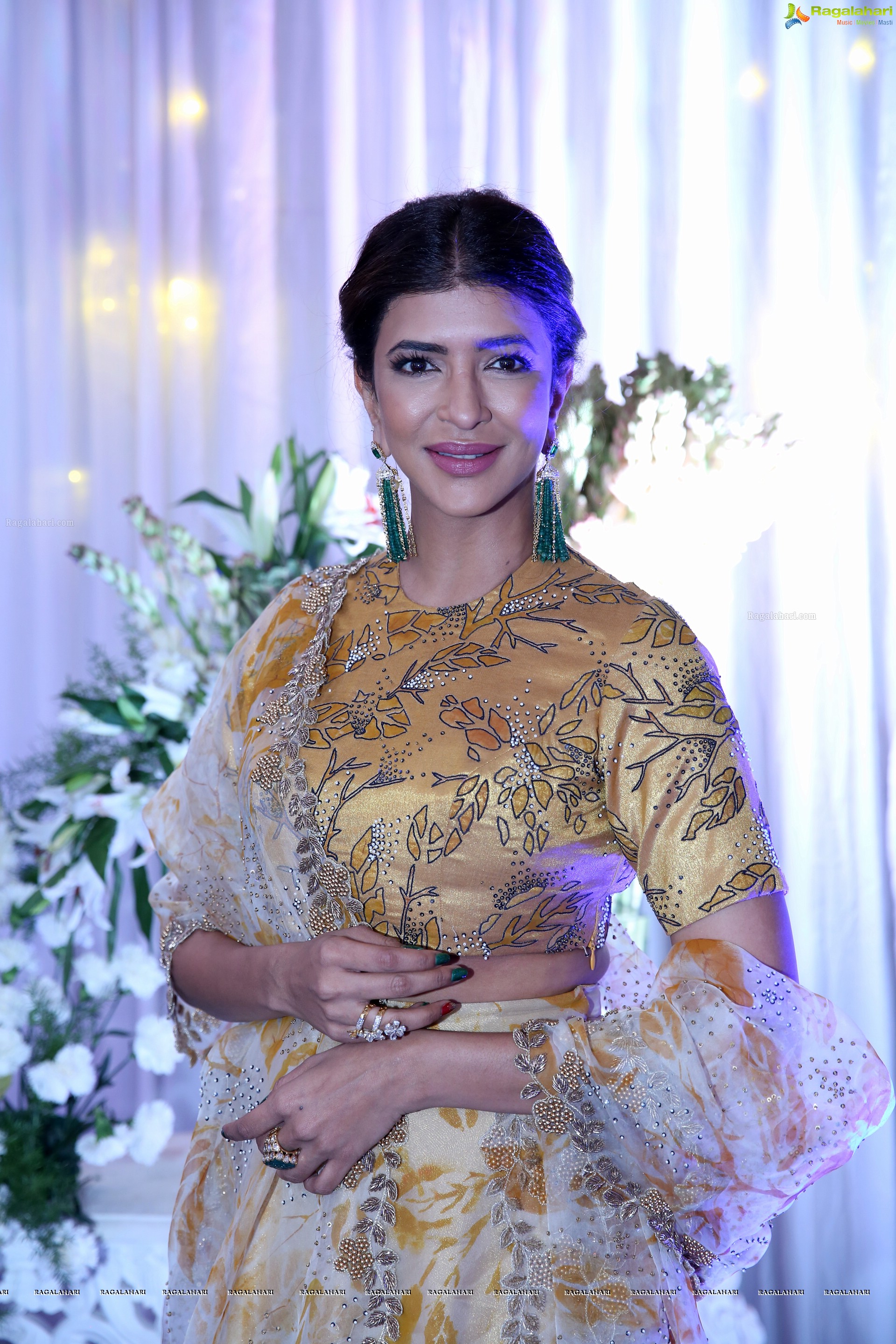 Lakshmi Manchu @ Saina Nehwal - P Kashyap's Wedding Reception  - HD Gallery