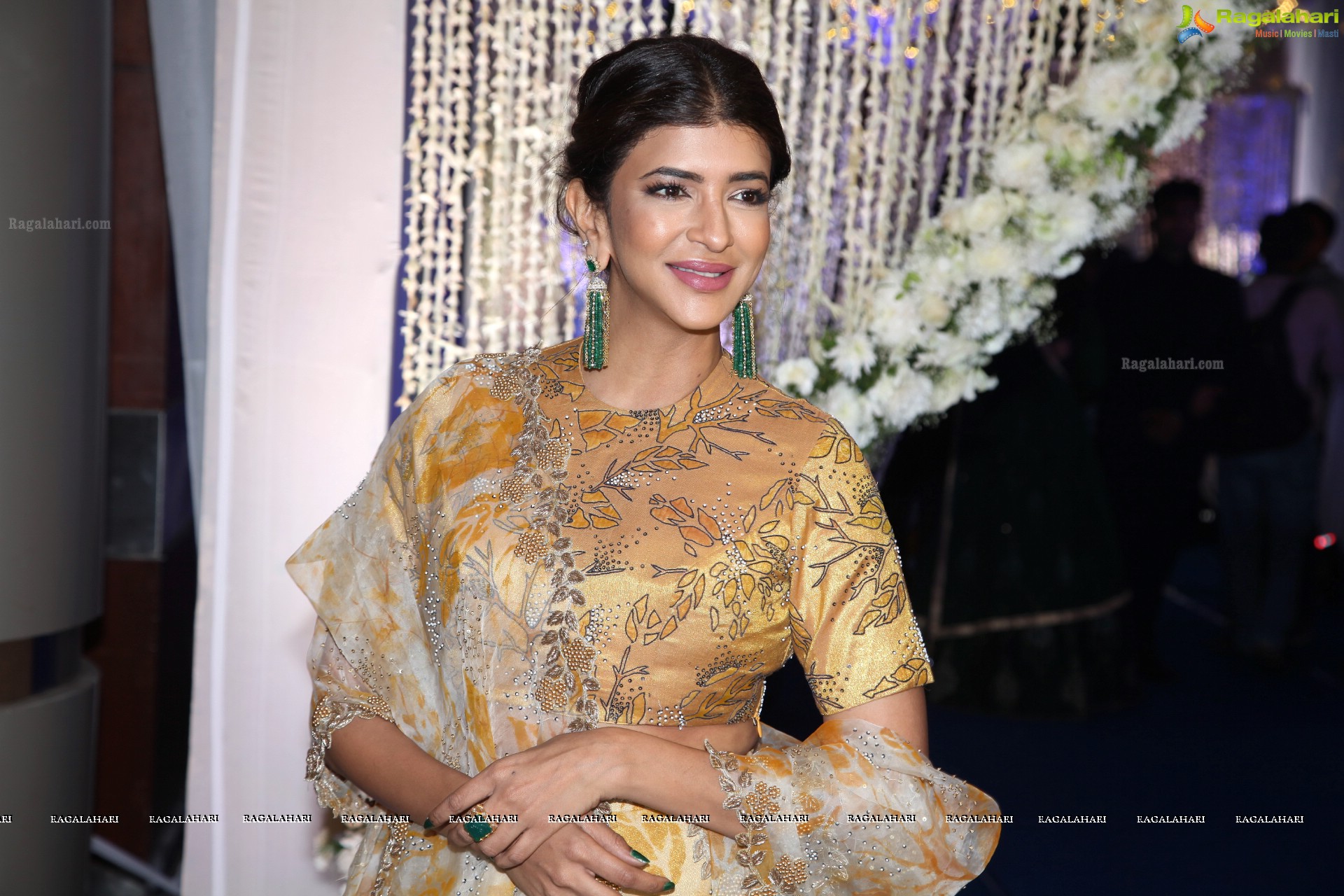 Lakshmi Manchu @ Saina Nehwal - P Kashyap's Wedding Reception  - HD Gallery