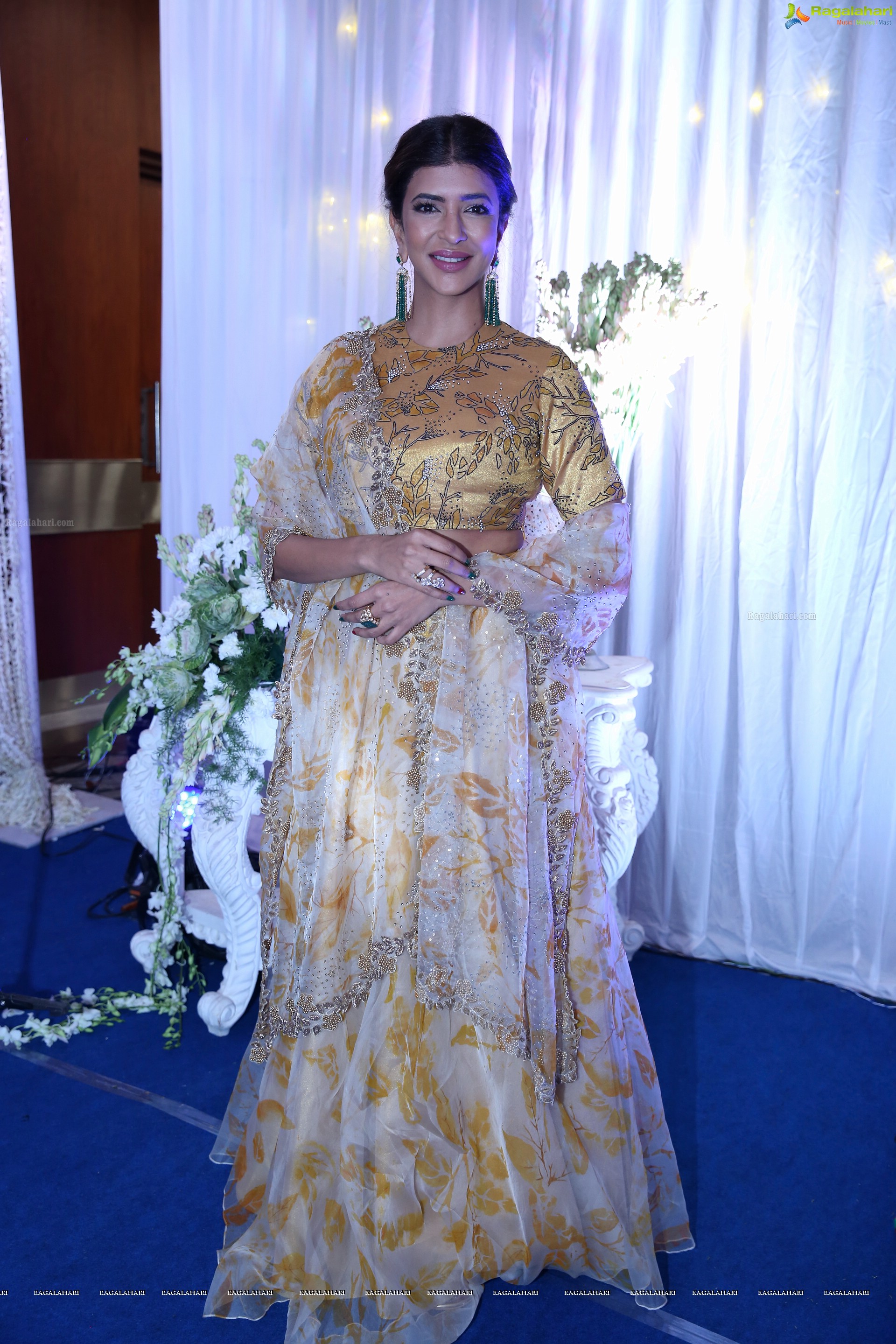 Lakshmi Manchu @ Saina Nehwal - P Kashyap's Wedding Reception  - HD Gallery