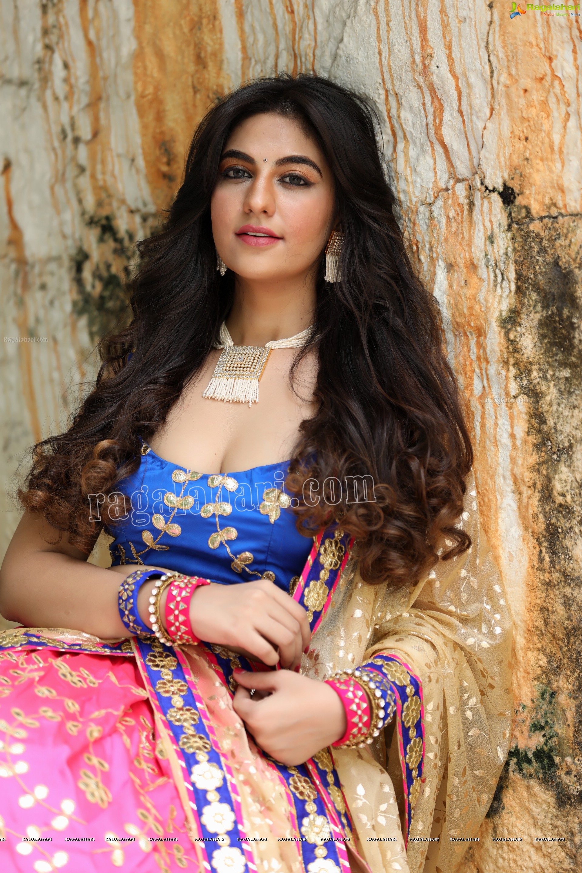 Harshita Panwar in Pink Embellished Lehenga, Exclusive Photo Shoot