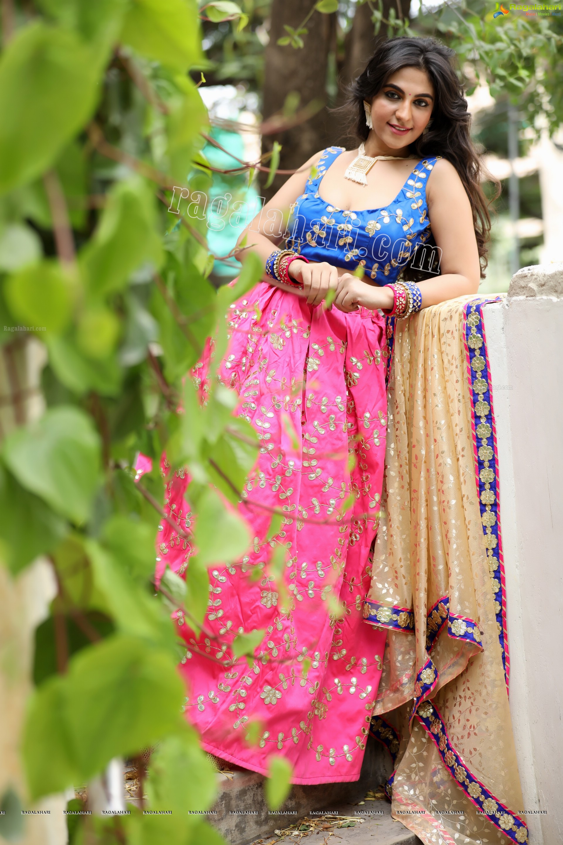 Harshita Panwar in Pink Embellished Lehenga, Exclusive Photo Shoot