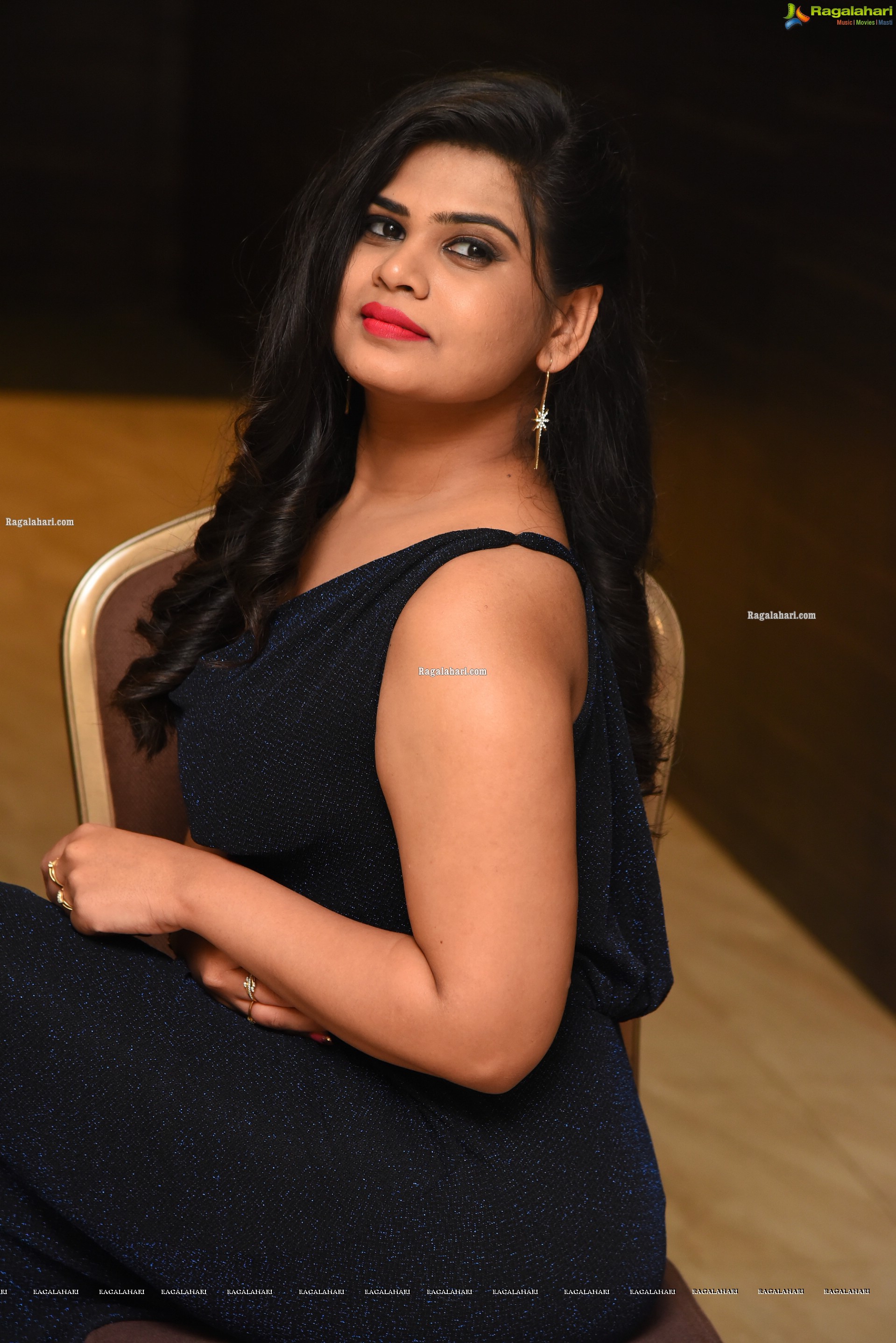 Alekhya Kondapalli at Uthara Movie Pre-Release Event - HD Gallery