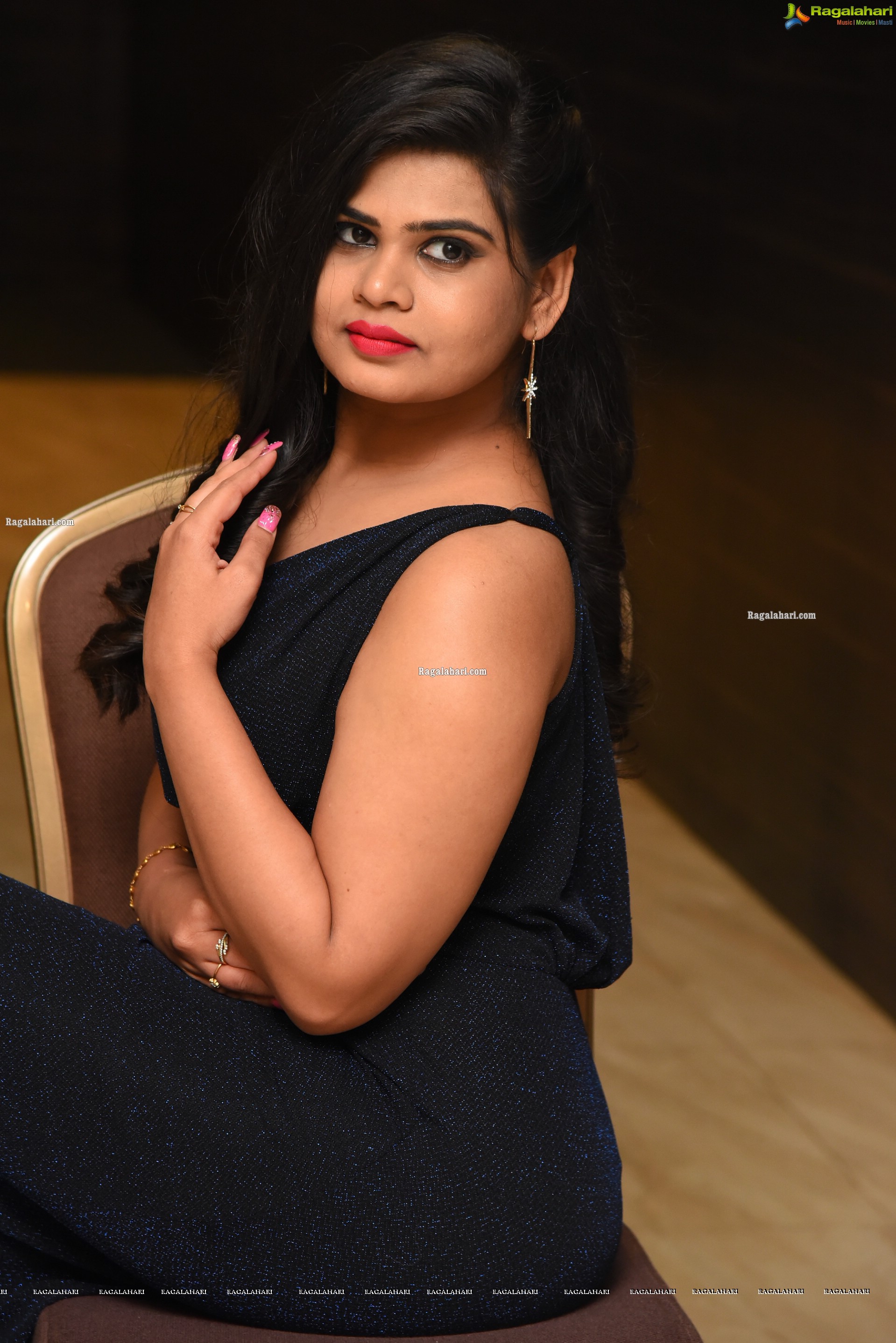 Alekhya Kondapalli at Uthara Movie Pre-Release Event - HD Gallery