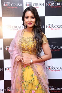 Bhanu Sree at Salon Hair Crush Launch