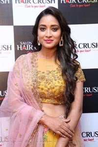 Bhanu Sree at Salon Hair Crush Launch