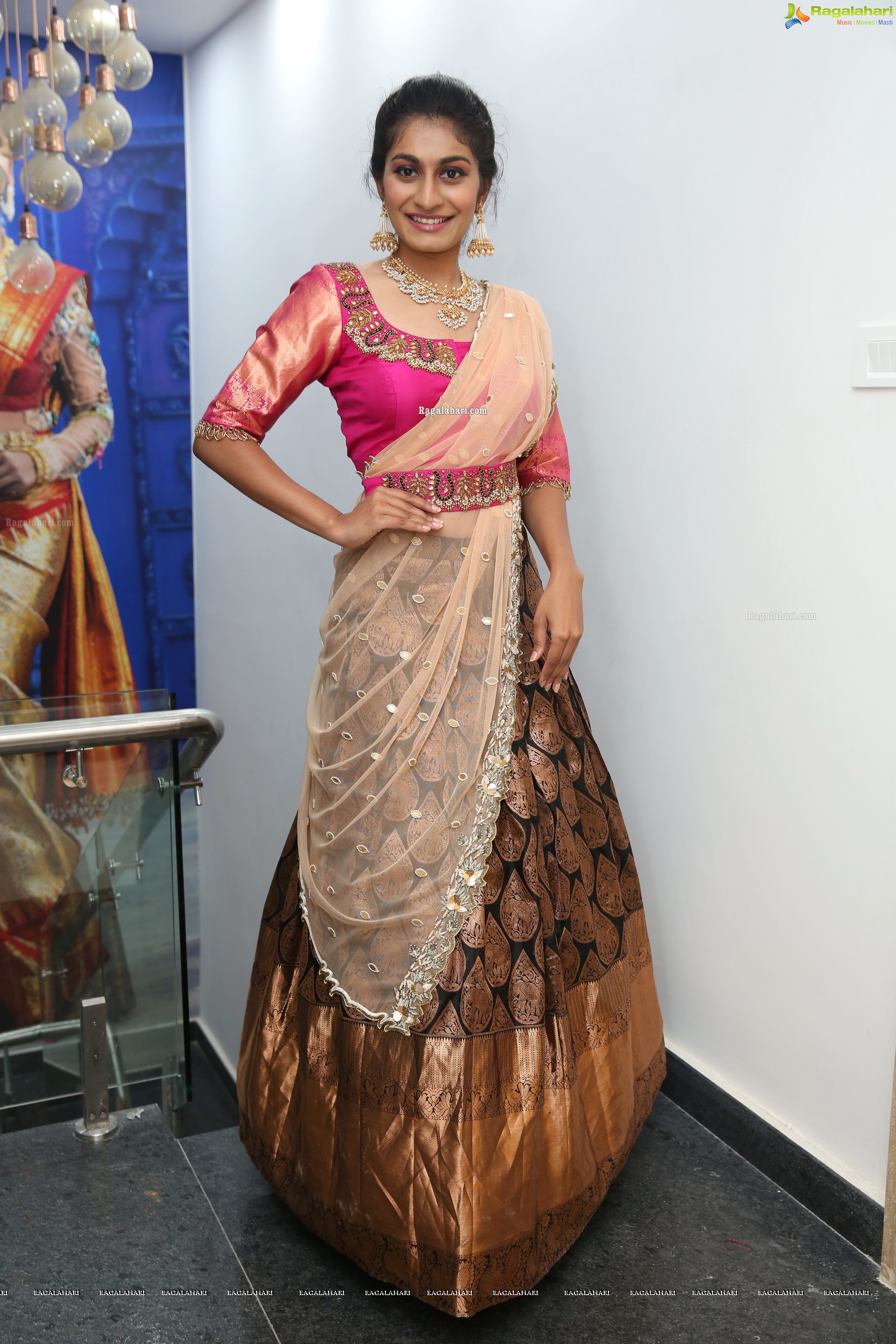 Bhavan Sirpa at Sri Krishna Silks Banjara Hills Curtain Raiser & Fashion Showcase - HD Gallery