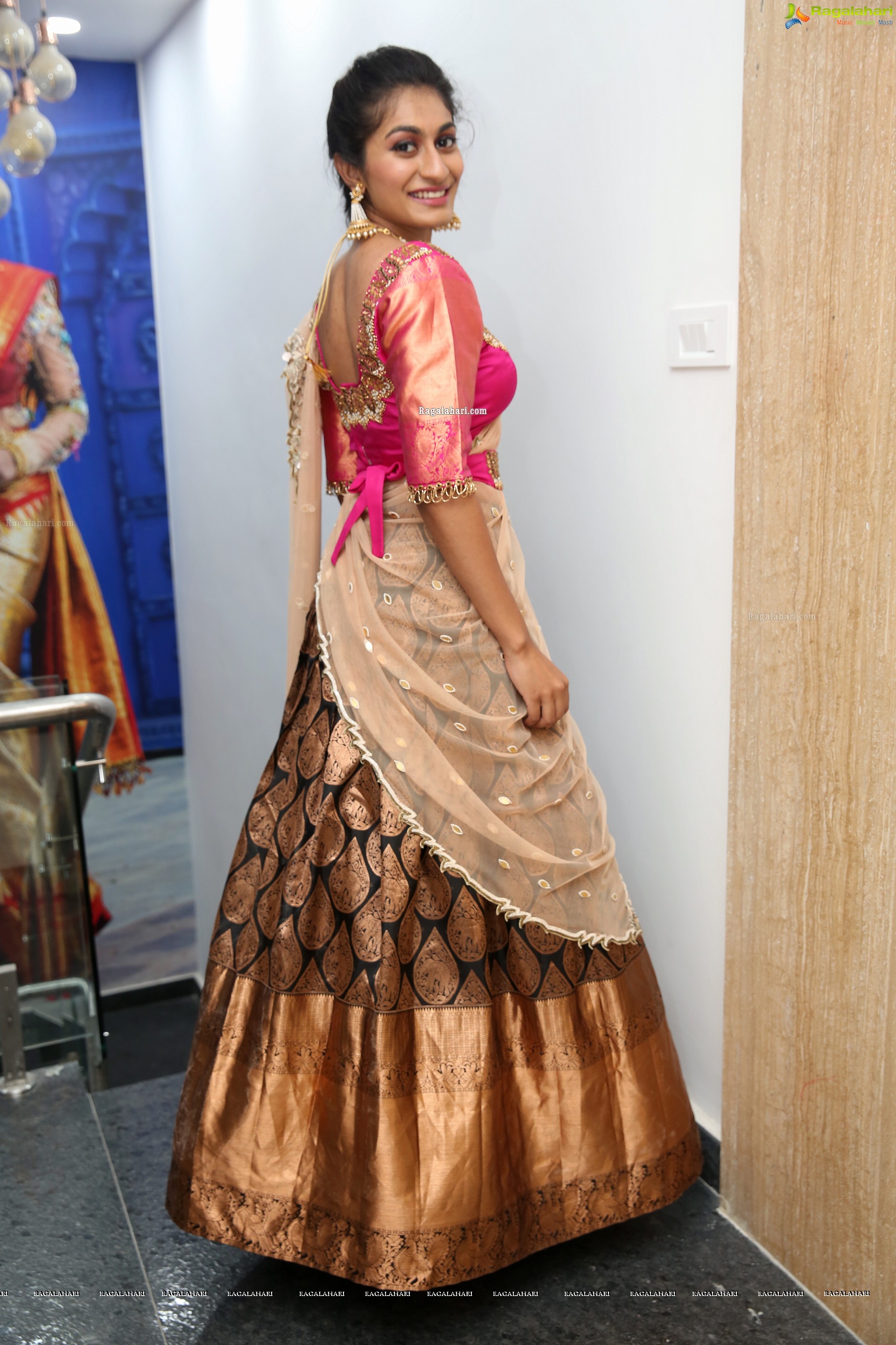 Bhavan Sirpa at Sri Krishna Silks Banjara Hills Curtain Raiser & Fashion Showcase - HD Gallery