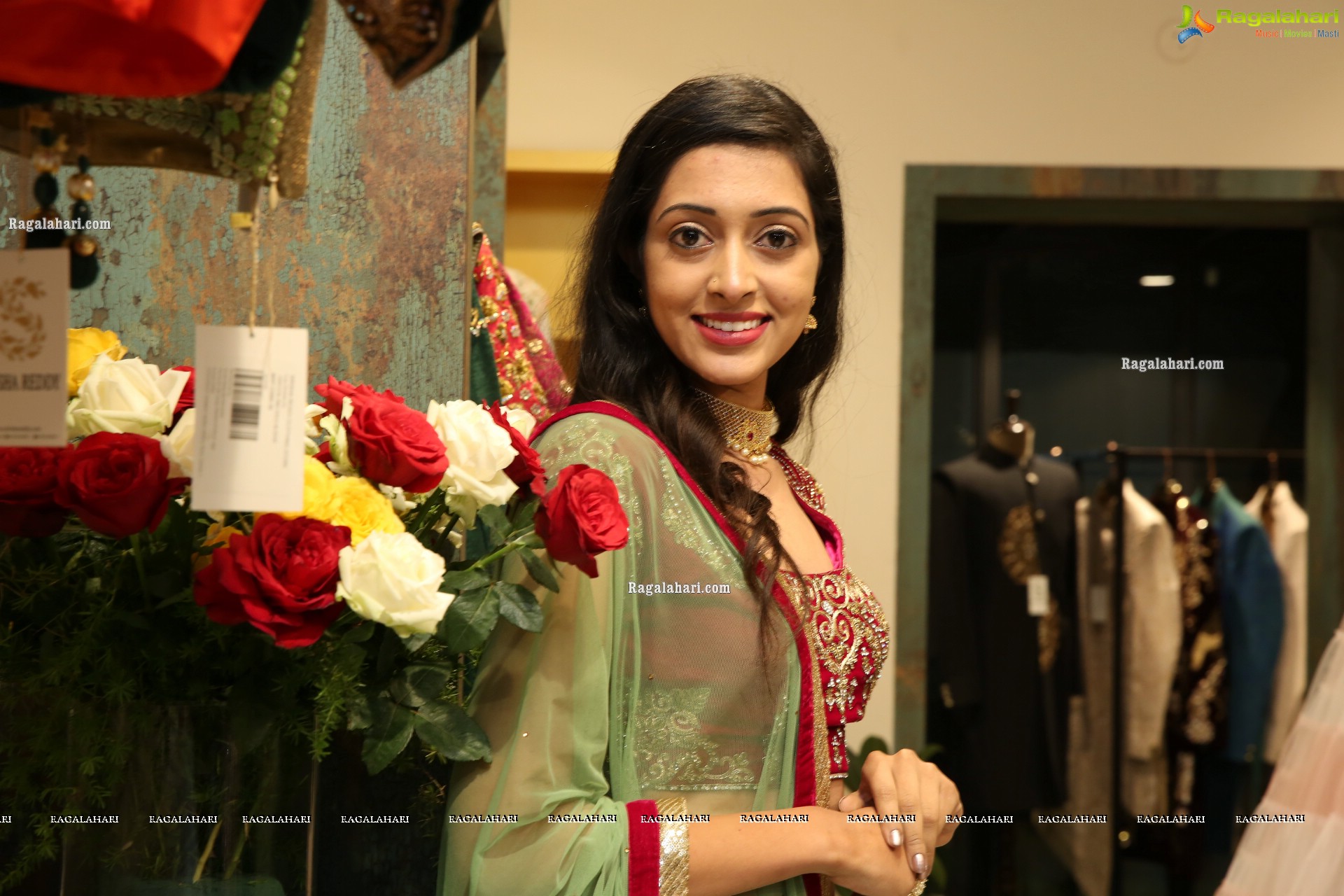 Lakshmi Ayalasomayajula at Sirisha Reddy Silk Saree Showroom Launch - HD Gallery