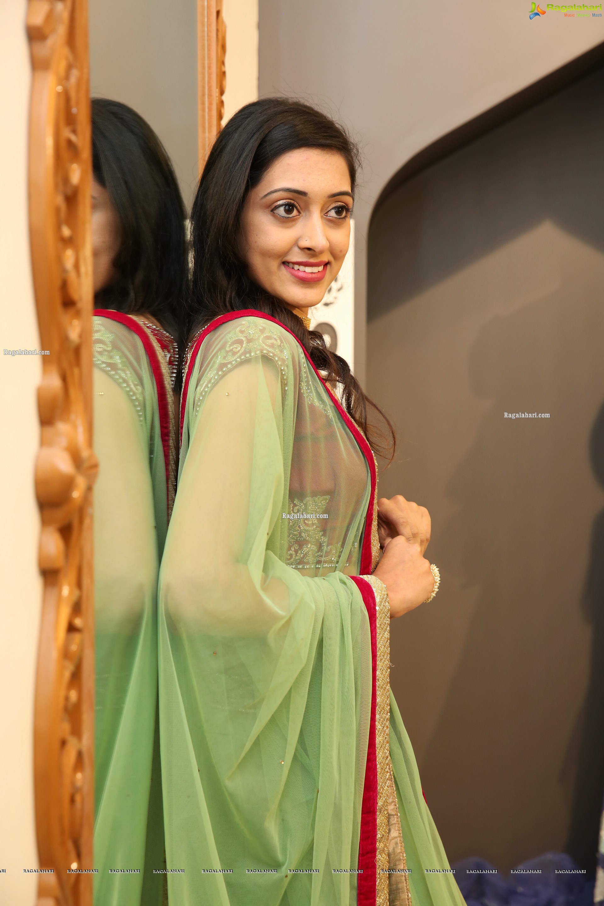 Lakshmi Ayalasomayajula at Sirisha Reddy Silk Saree Showroom Launch - HD Gallery