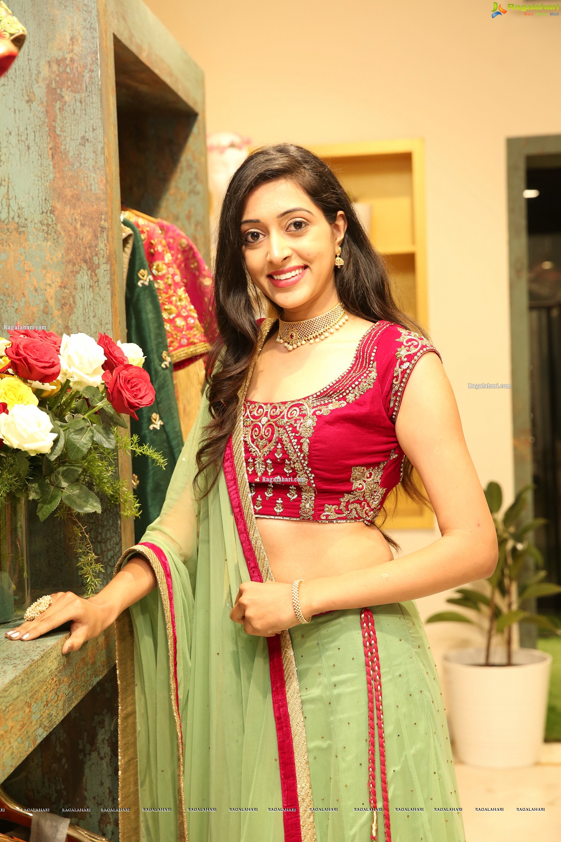 Lakshmi Ayalasomayajula at Sirisha Reddy Silk Saree Showroom Launch - HD Gallery