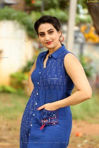 Manjusha at Aswathama Trailer Launch