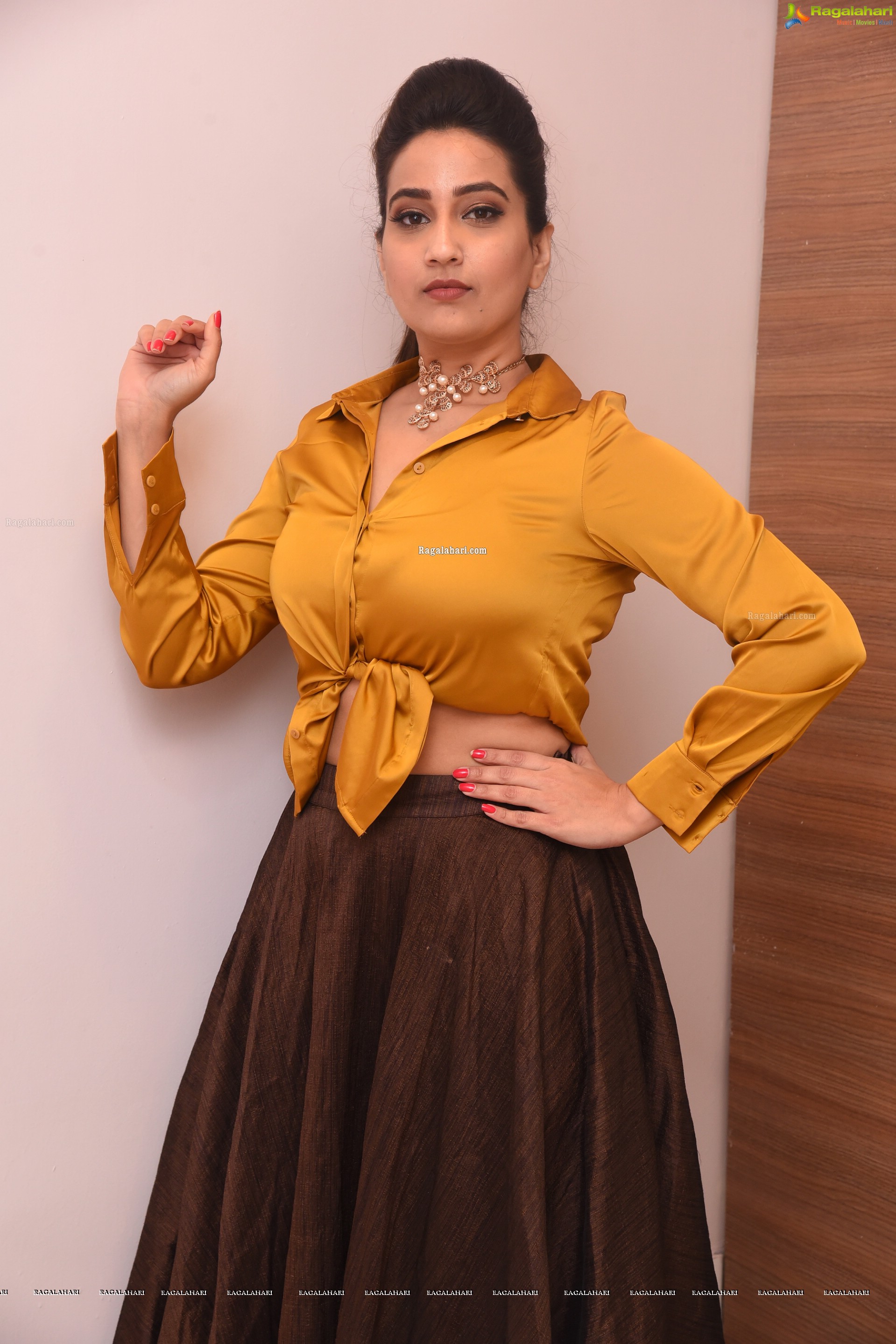 Manjusha at Venky Mama Movie Press Meet - HD Gallery