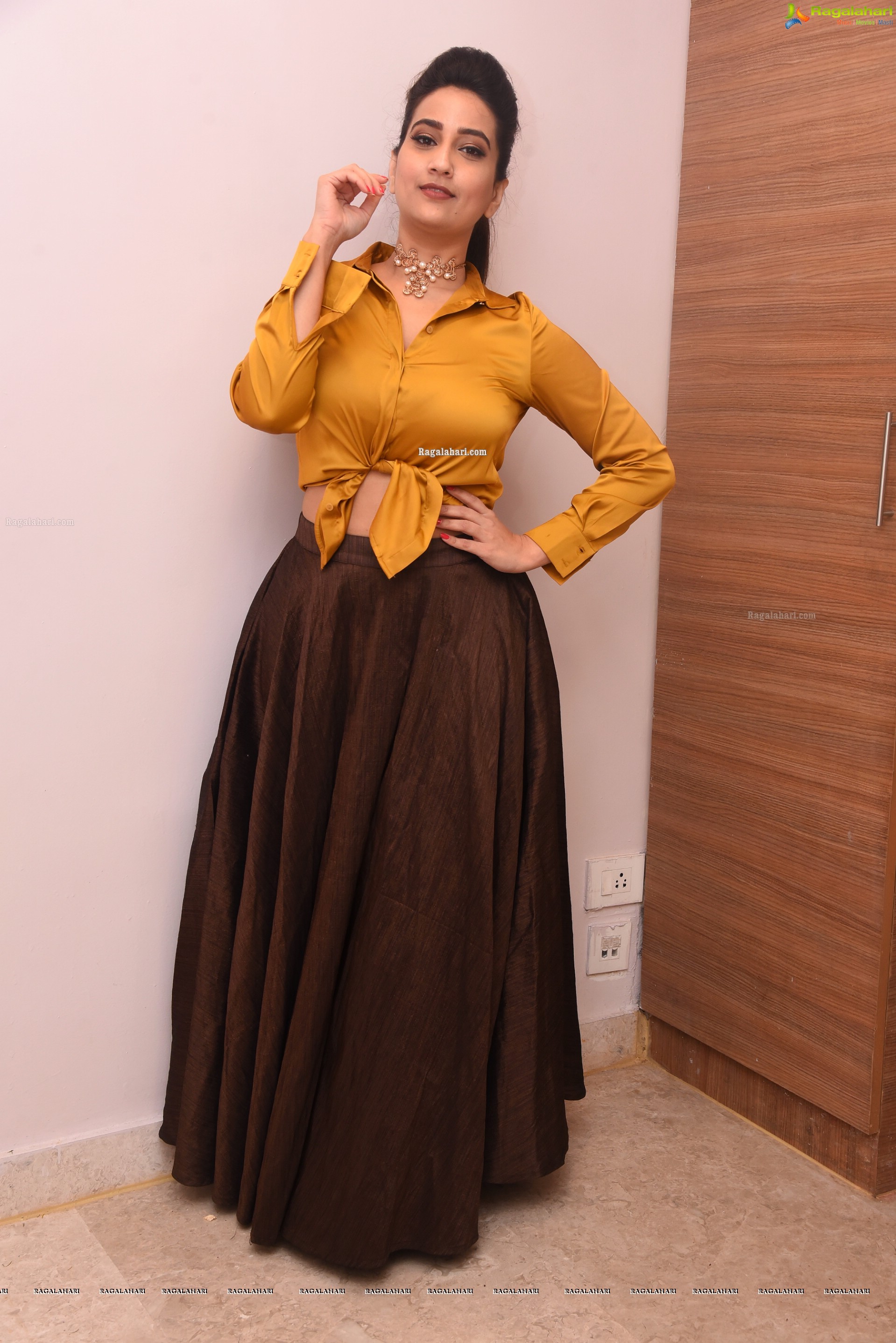 Manjusha at Venky Mama Movie Press Meet - HD Gallery