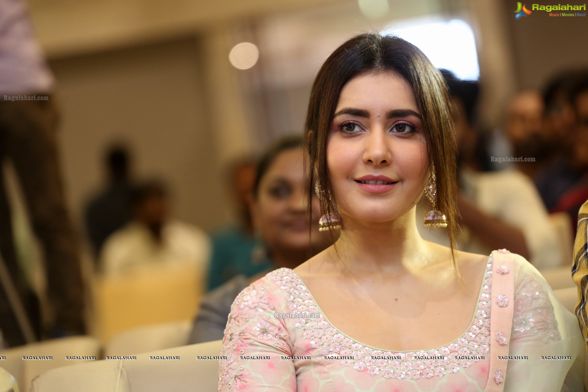 Raashi Khanna at Venky Mama Movie Thanks Meet - HD Gallery