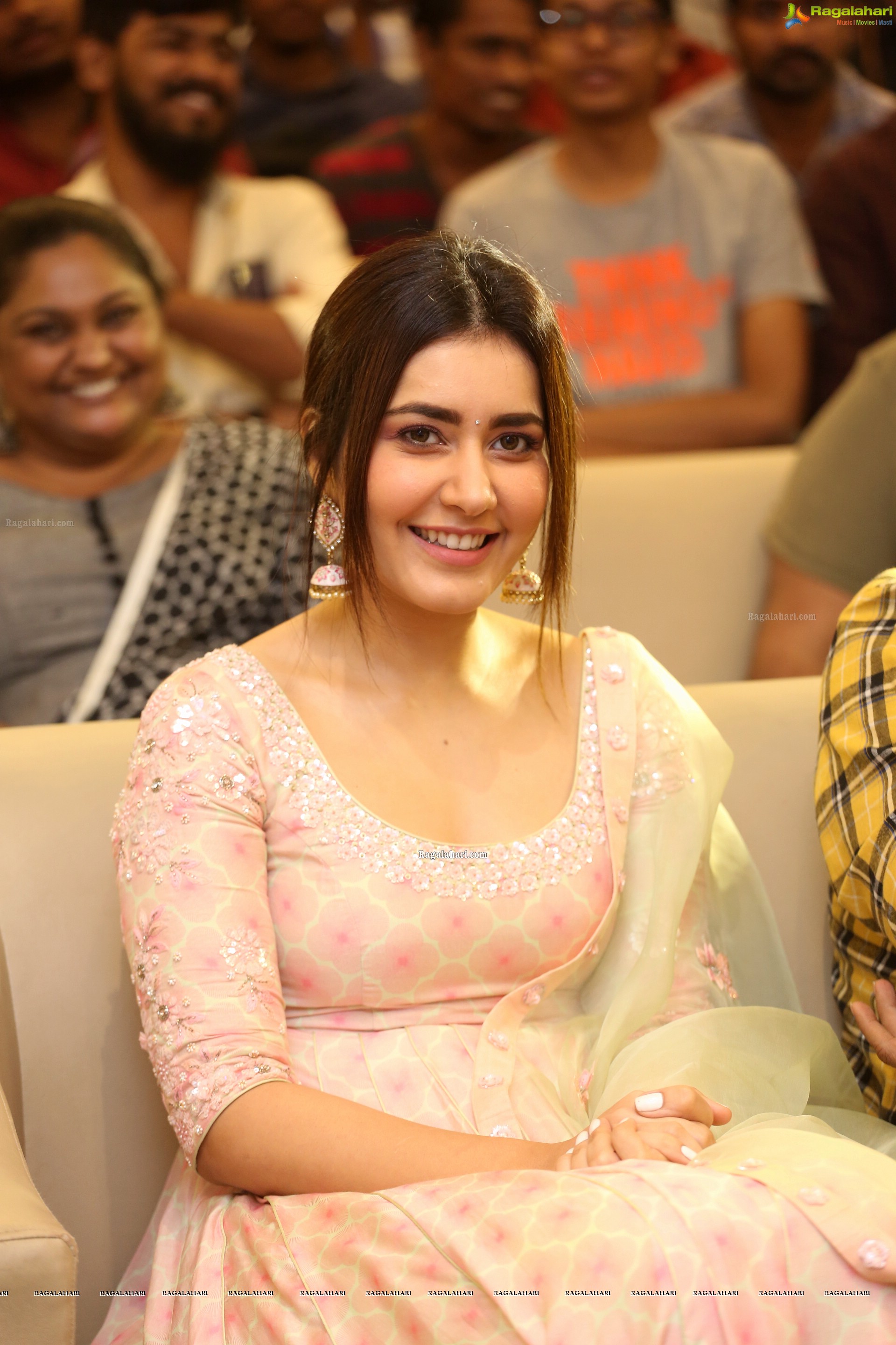 Raashi Khanna at Venky Mama Movie Thanks Meet - HD Gallery