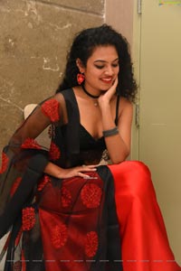 Riya at Prathi Roju Pandage Pre-Release Event