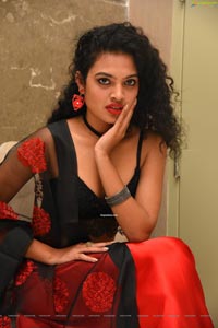 Riya at Prathi Roju Pandage Pre-Release Event