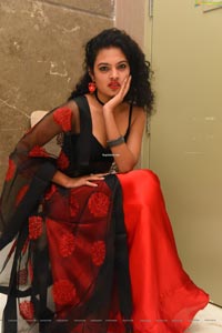 Riya at Prathi Roju Pandage Pre-Release Event