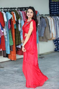 Sahithi Jadi at Pochampally Ikat Art Mela