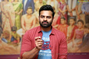 Sai Dharam Tej at Prati Roju Pandage Interview