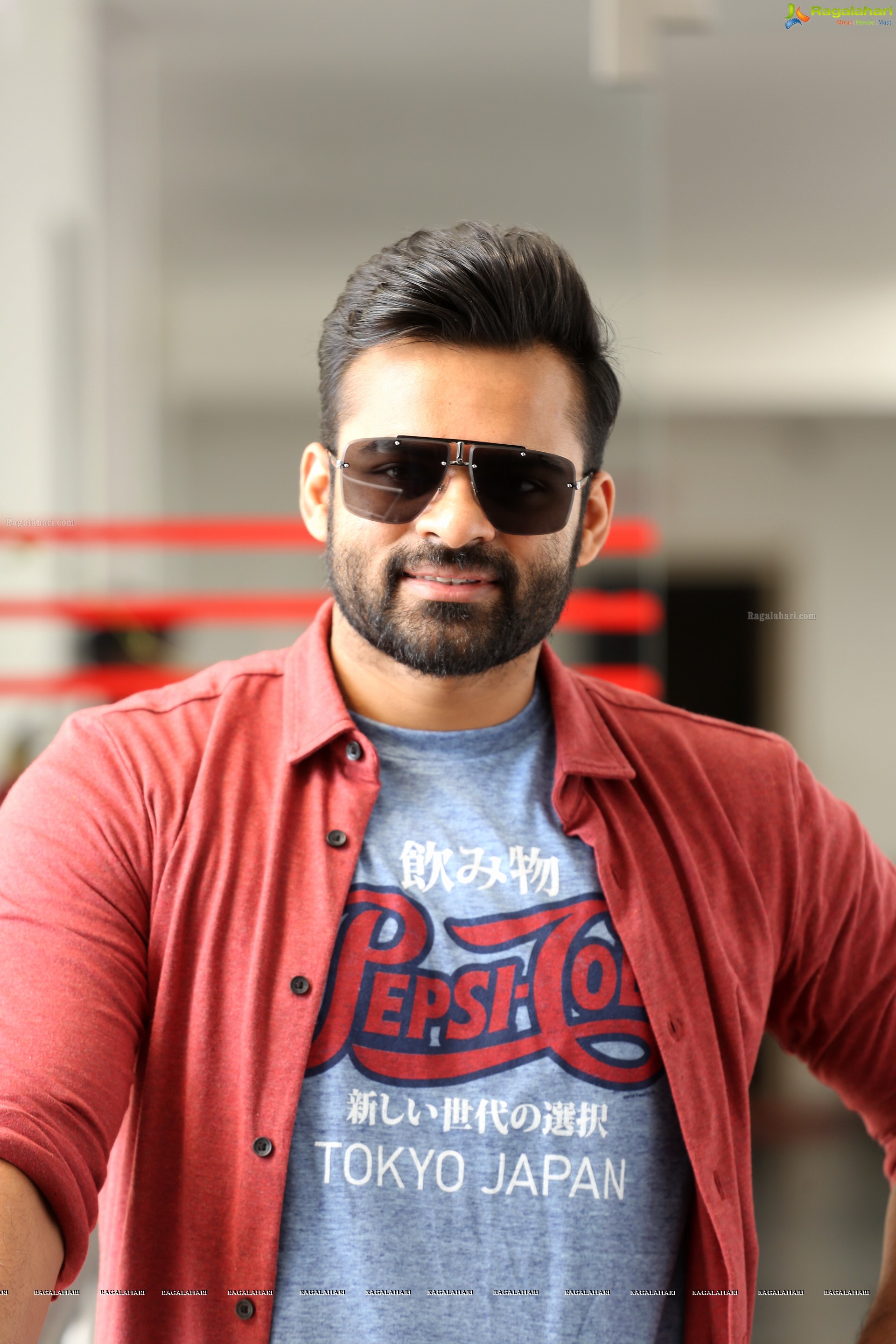 Sai Dharam Tej at Prati Roju Pandage Movie Interview