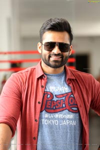 Sai Dharam Tej at Prati Roju Pandage Interview