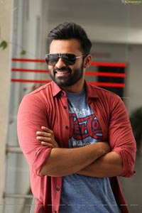 Sai Dharam Tej at Prati Roju Pandage Interview