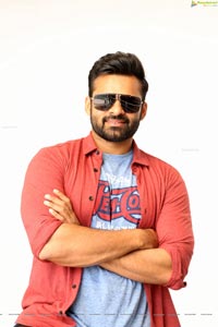 Sai Dharam Tej at Prati Roju Pandage Interview