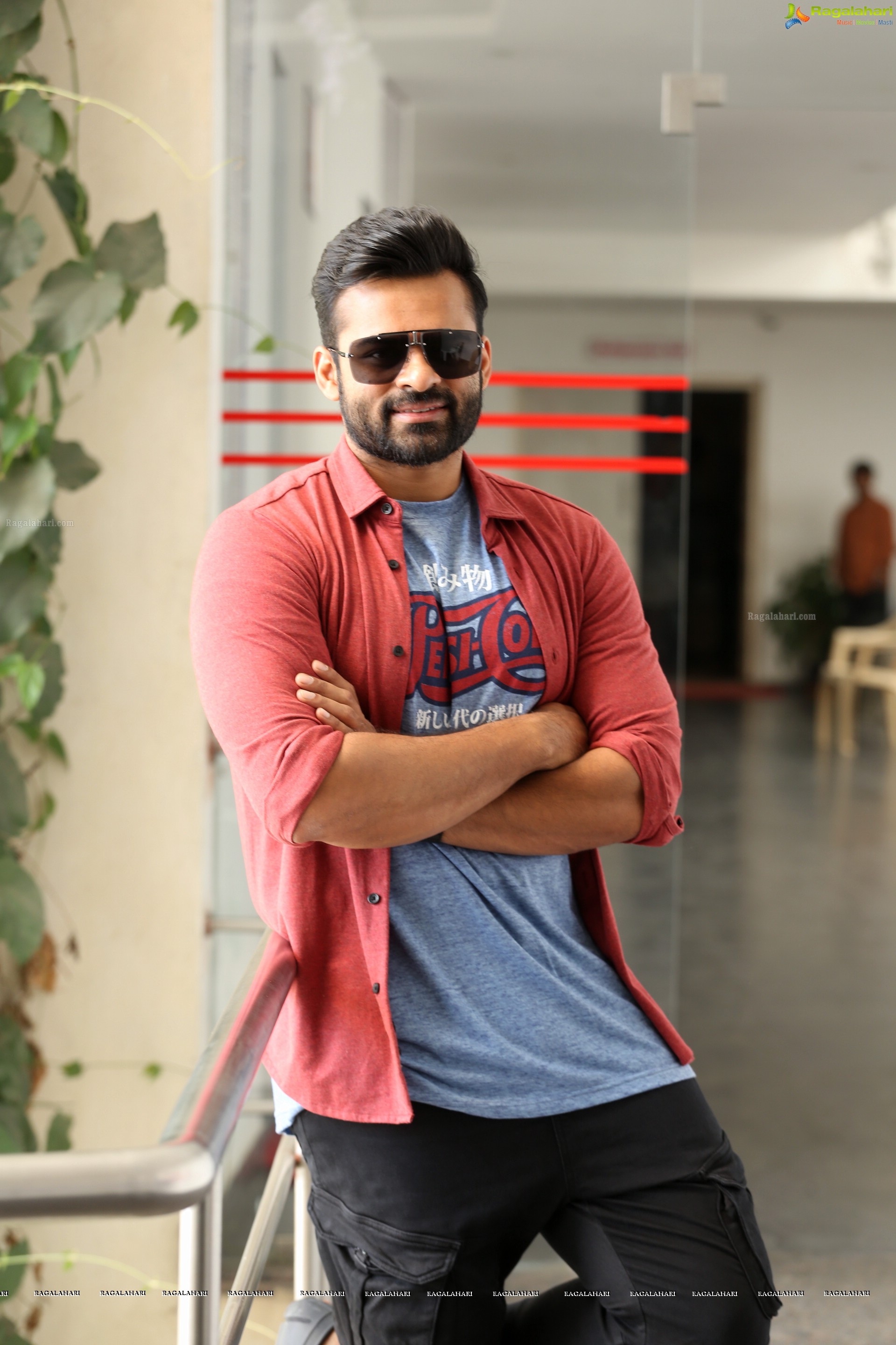 Sai Dharam Tej at Prati Roju Pandage Movie Interview