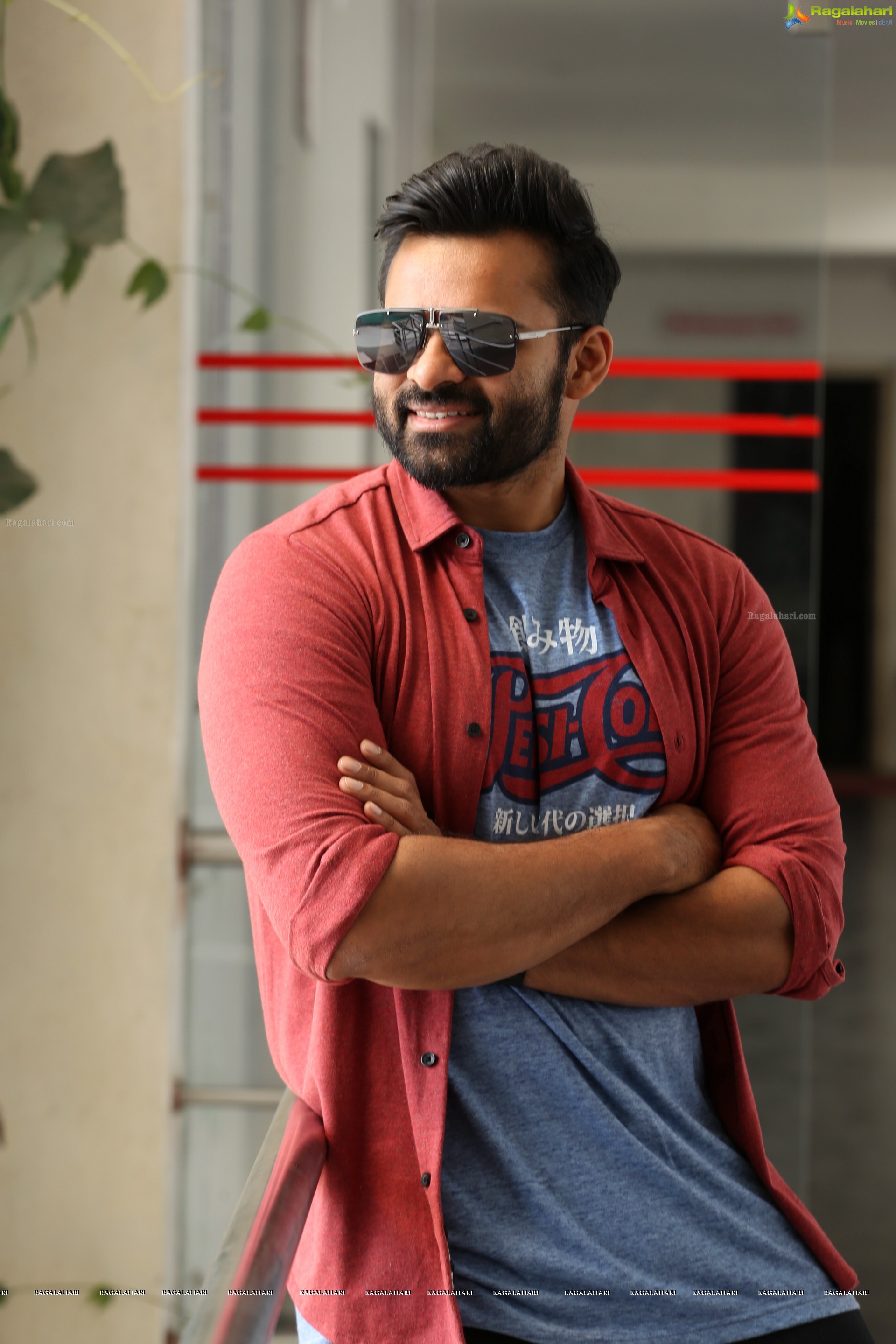 Sai Dharam Tej at Prati Roju Pandage Movie Interview