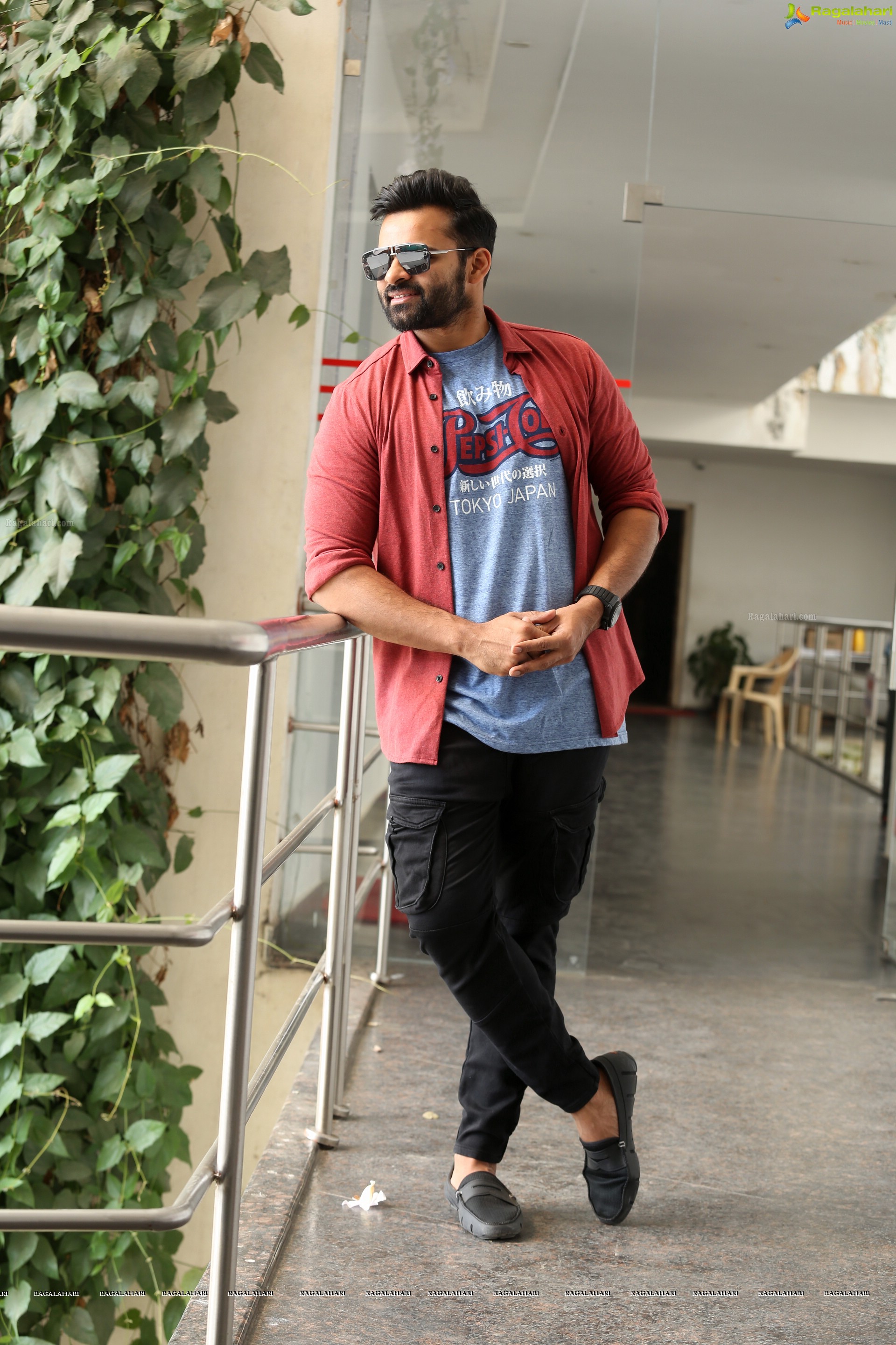 Sai Dharam Tej at Prati Roju Pandage Movie Interview