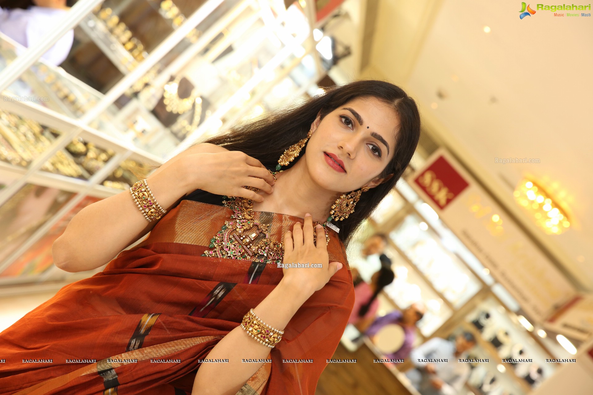 Simran Choudhary at UE The Jewellery Expo 66th Edition at Taj Krishna - HD Gallery