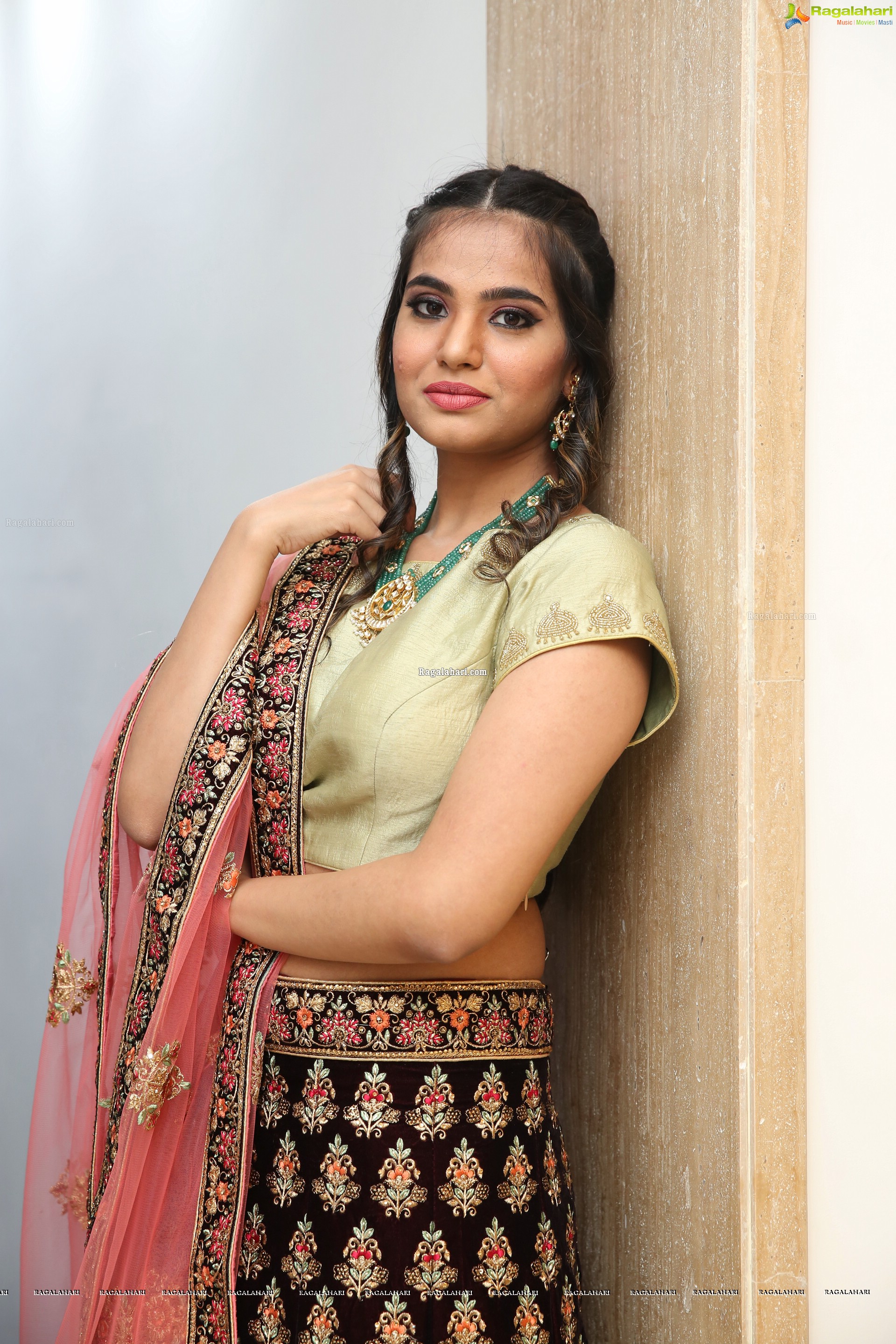 Vaishnavi Rao at Sri Krishna Silks Exclusive Weaves at Banjara Hills Curtain Raiser - HD Gallery