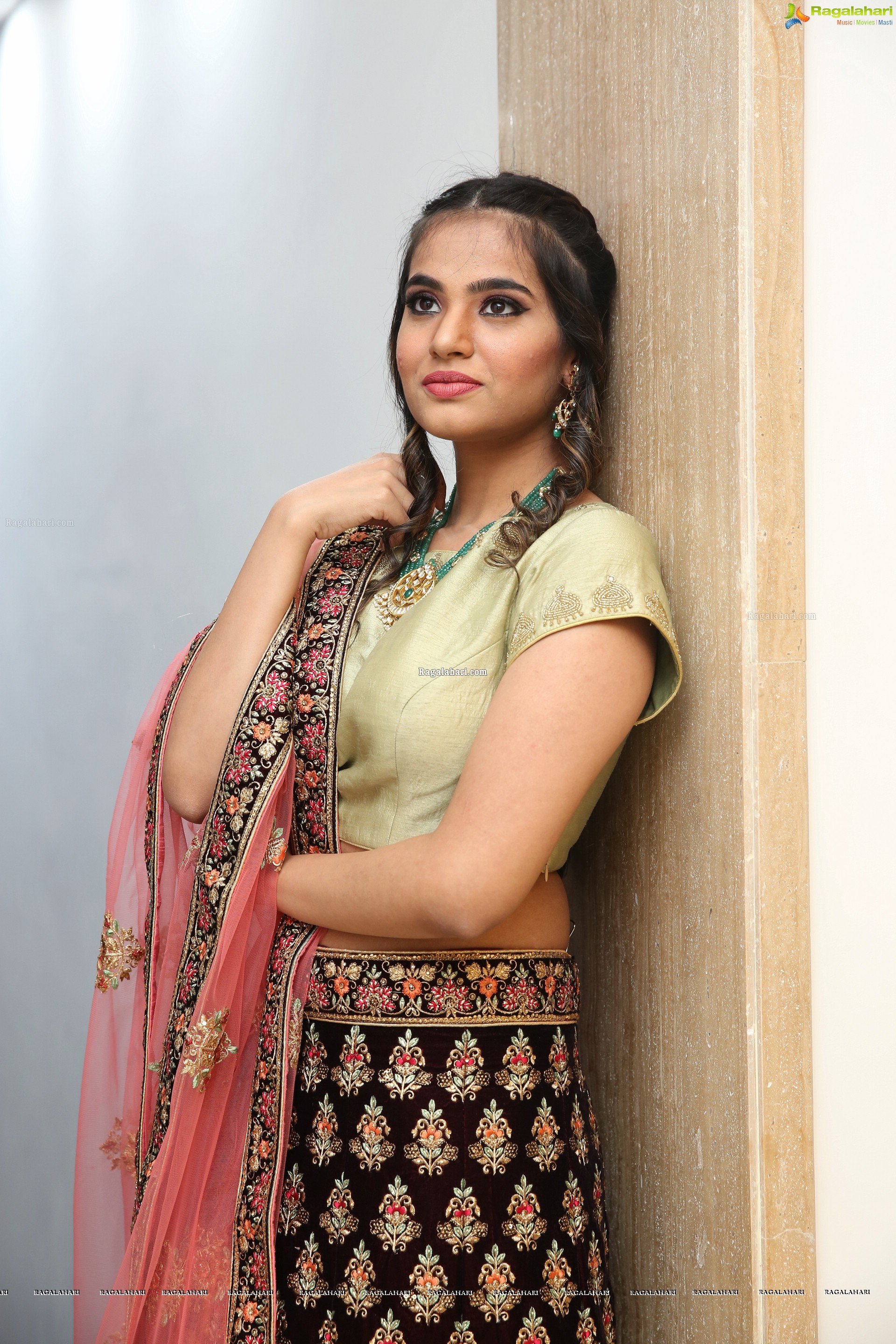 Vaishnavi Rao at Sri Krishna Silks Exclusive Weaves at Banjara Hills Curtain Raiser - HD Gallery