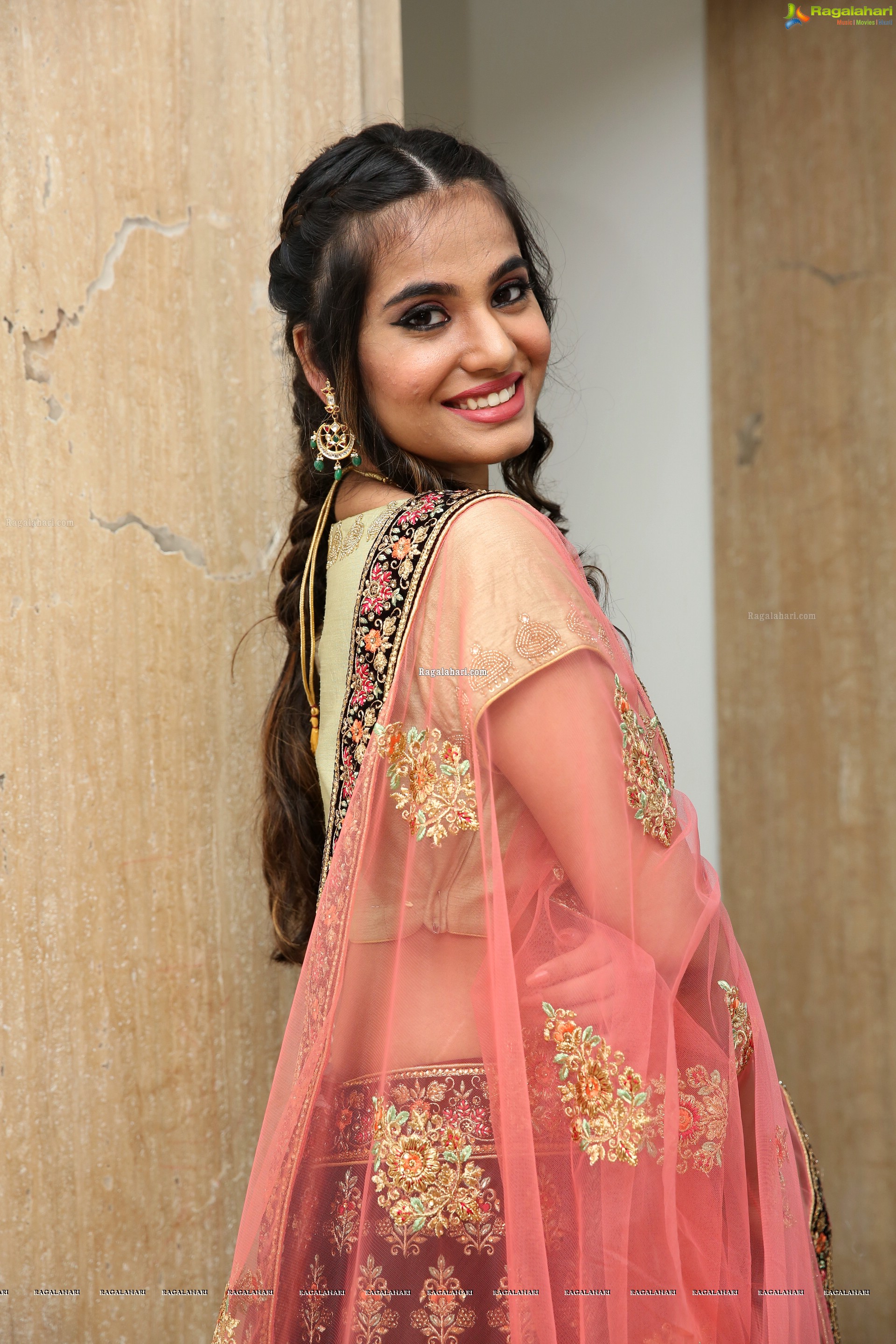 Vaishnavi Rao at Sri Krishna Silks Exclusive Weaves at Banjara Hills Curtain Raiser - HD Gallery