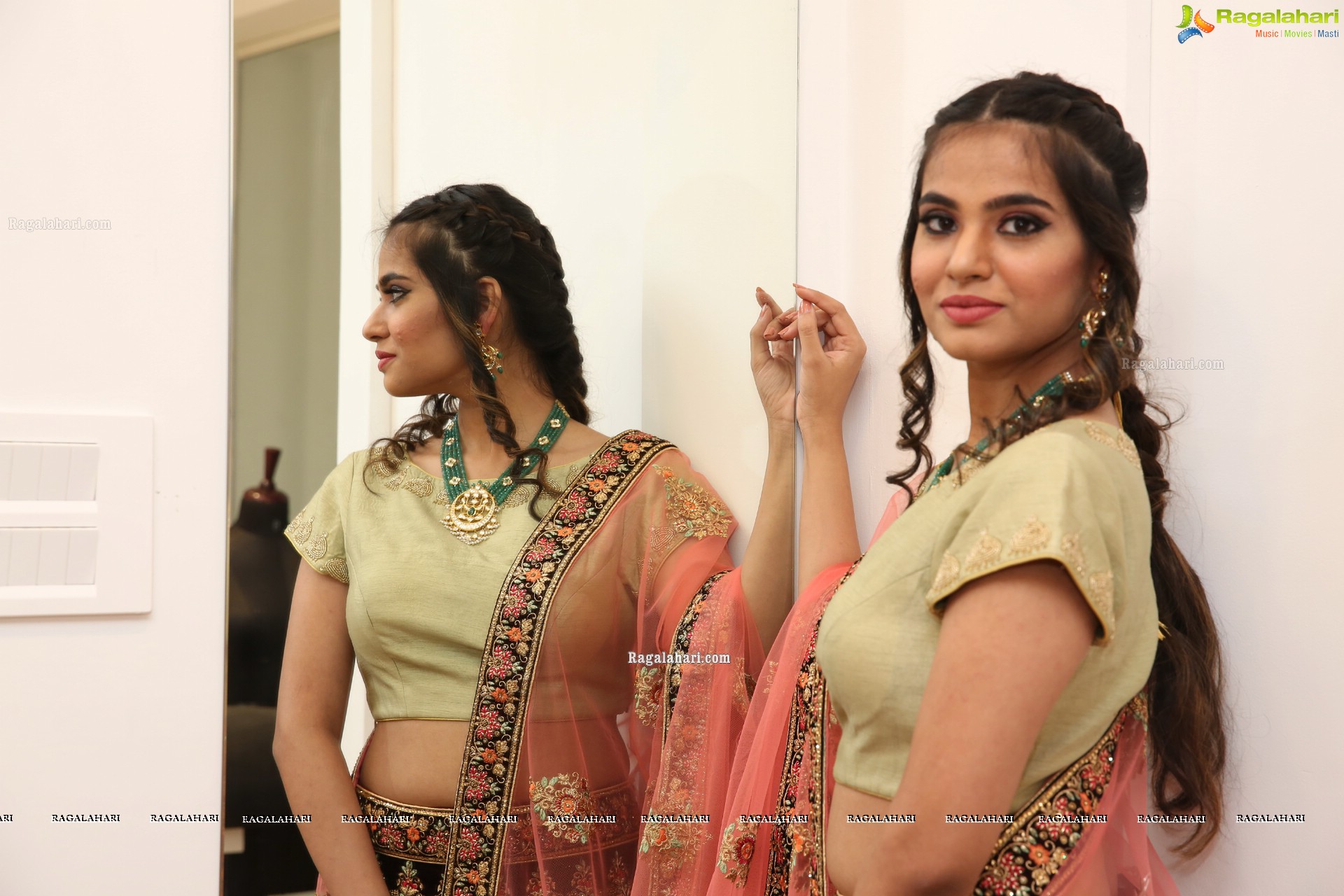 Vaishnavi Rao at Sri Krishna Silks Exclusive Weaves at Banjara Hills Curtain Raiser - HD Gallery