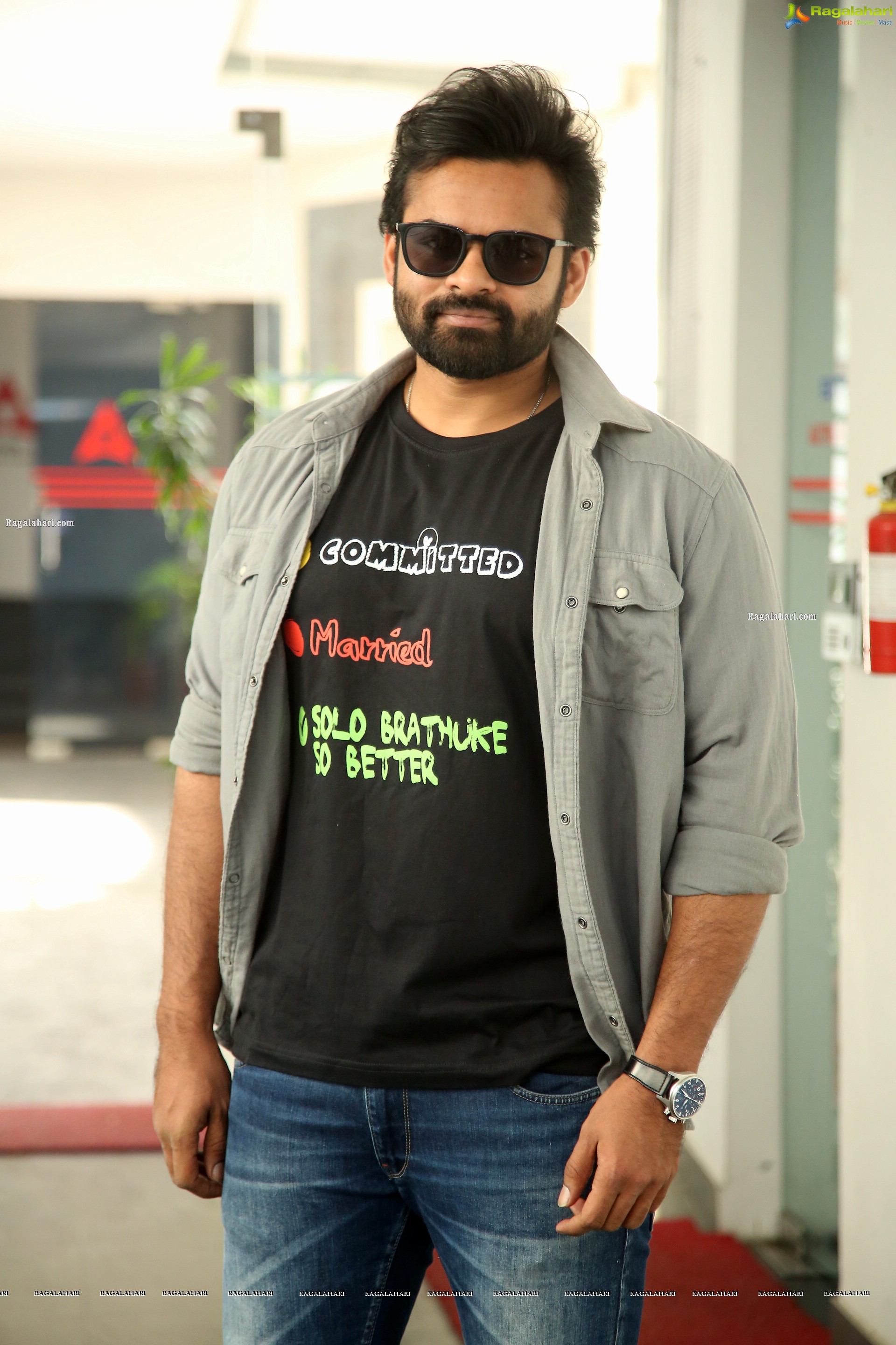 Sai Dharam Tej at Solo Brathuke So Better Movie Interview, HD Gallery