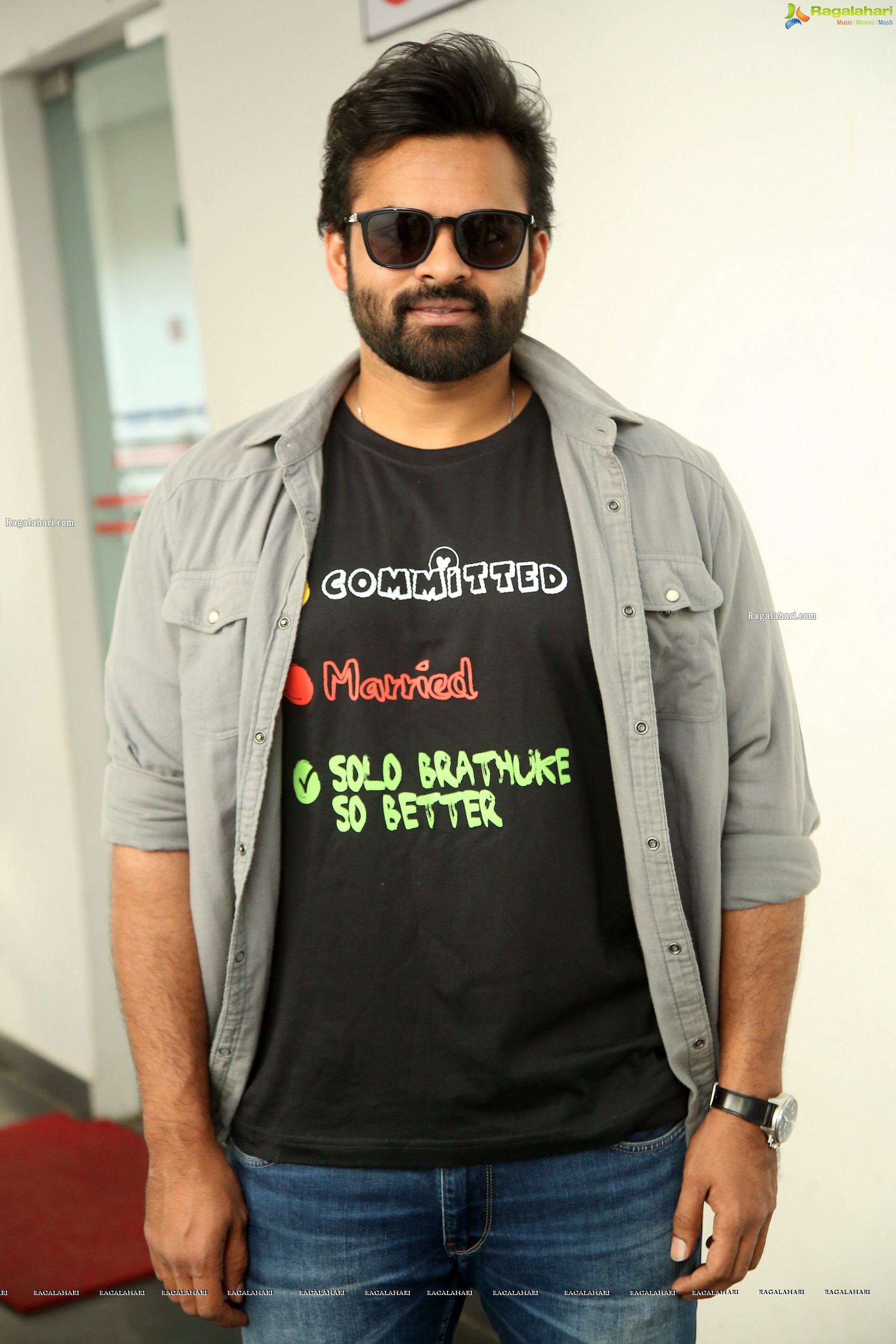 Sai Dharam Tej at Solo Brathuke So Better Movie Interview, HD Gallery