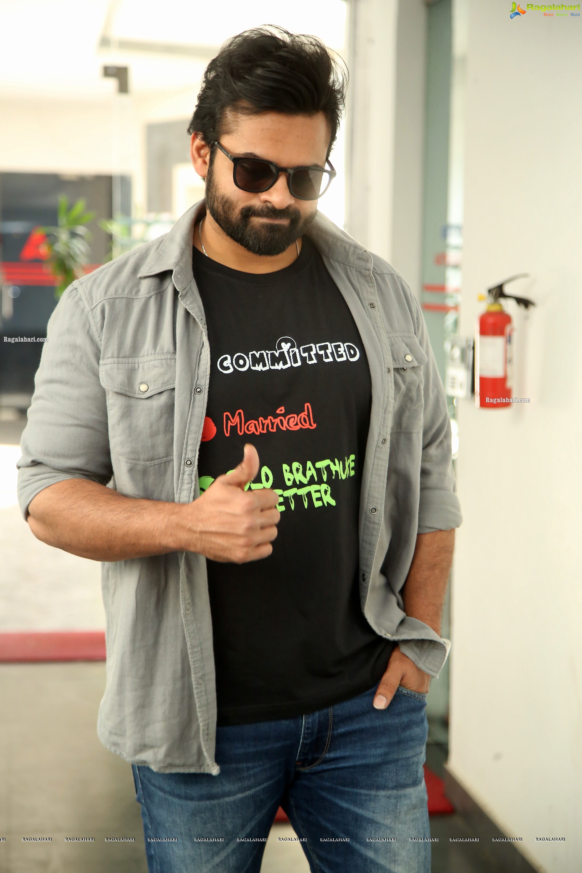 Sai Dharam Tej at Solo Brathuke So Better Movie Interview, HD Gallery