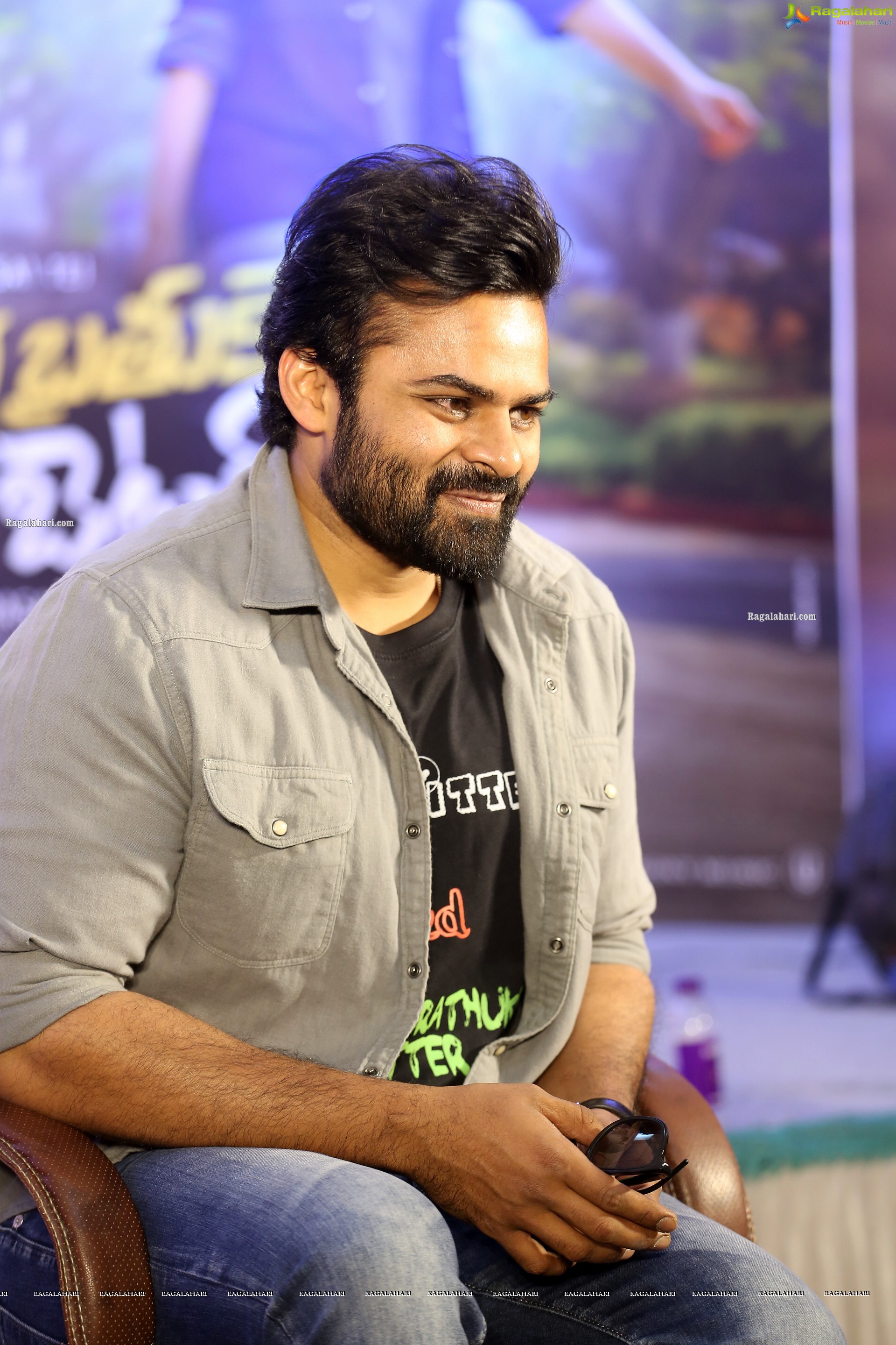 Sai Dharam Tej at Solo Brathuke So Better Movie Interview, HD Gallery