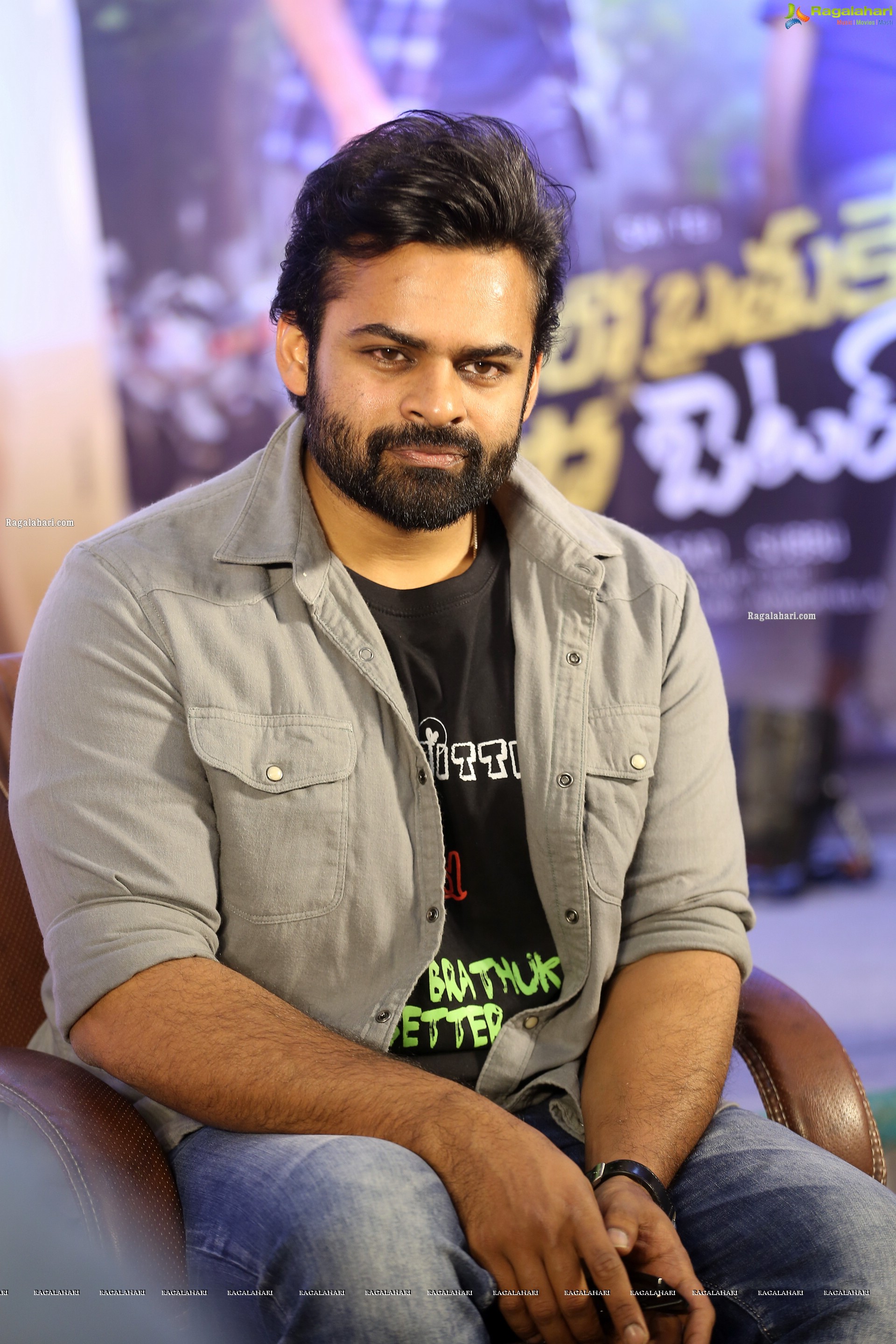 Sai Dharam Tej at Solo Brathuke So Better Movie Interview, HD Gallery