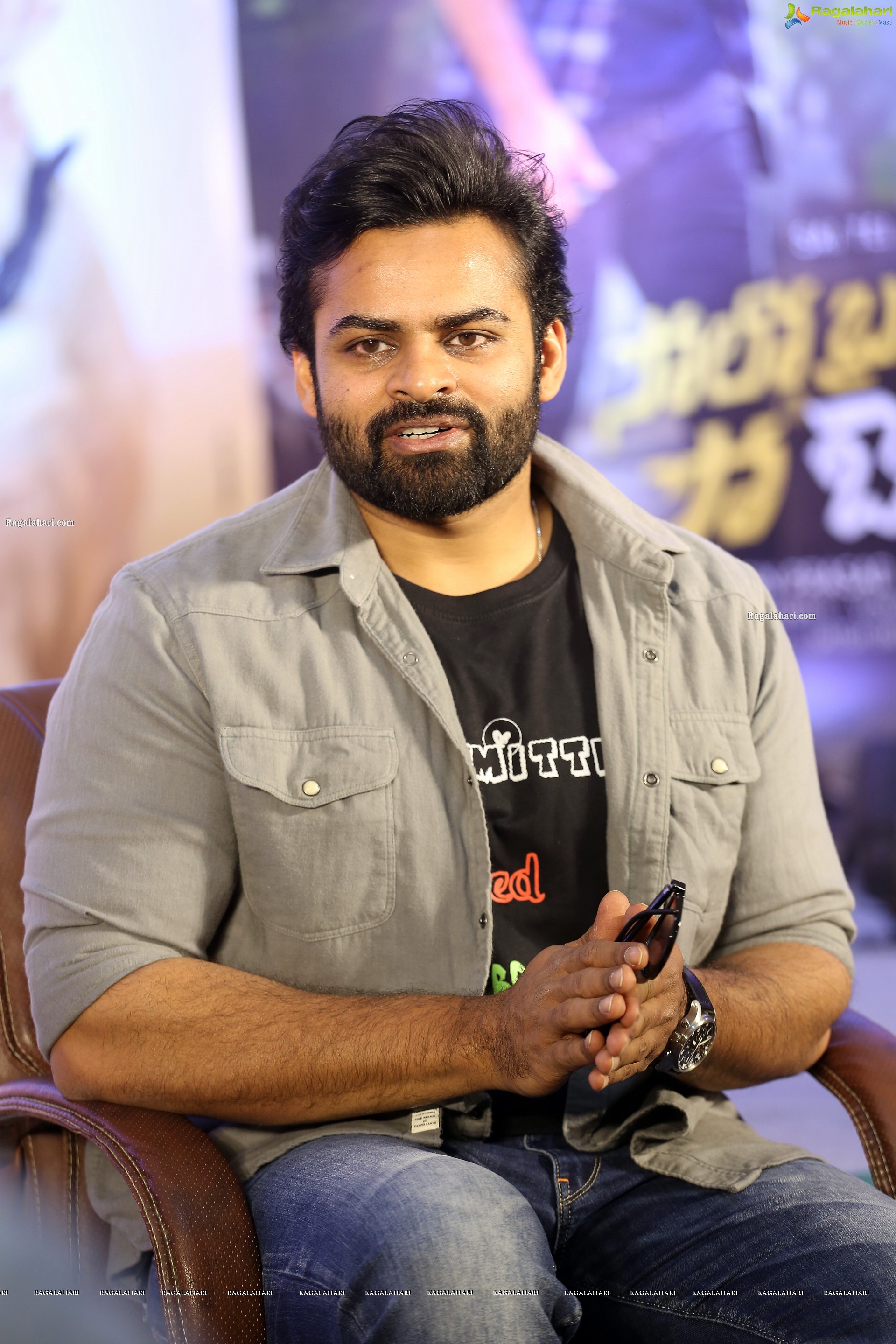 Sai Dharam Tej at Solo Brathuke So Better Movie Interview, HD Gallery