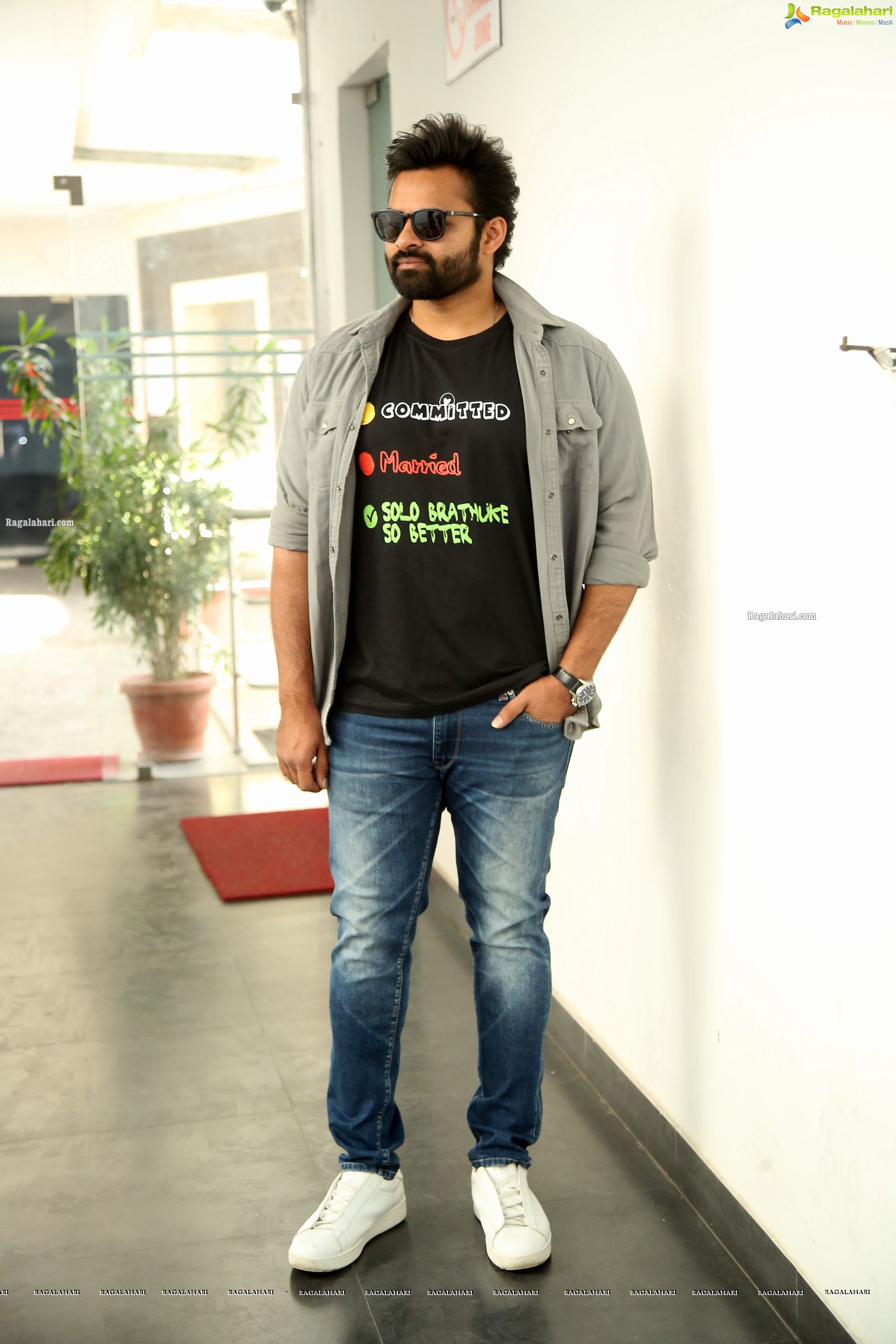 Sai Dharam Tej at Solo Brathuke So Better Movie Interview, HD Gallery