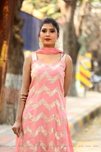 Sanjana Choudhary at Bomma Adhirindi Movie Press Meet