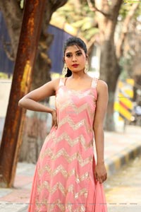 Sanjana Choudhary at Bomma Adhirindi Movie Press Meet