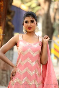 Sanjana Choudhary at Bomma Adhirindi Movie Press Meet